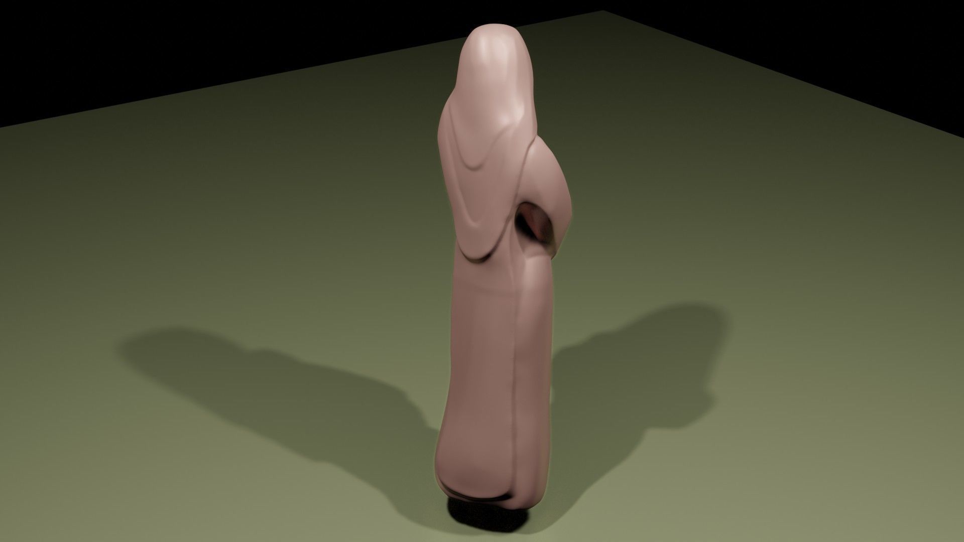 Woman with a baby 3D print model_3