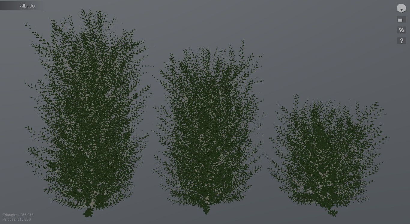 Bushes bush 3D model_17