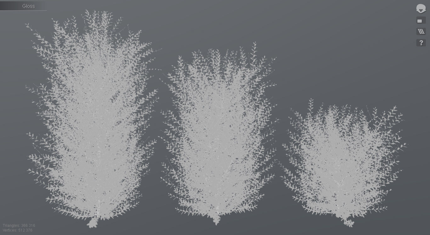Bushes bush 3D model_19