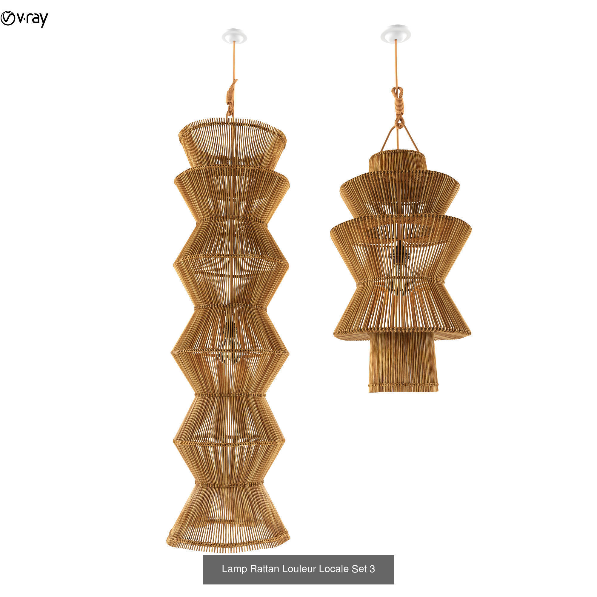 Furniture collection hanging rattan and bamboo furniture set 3 _70