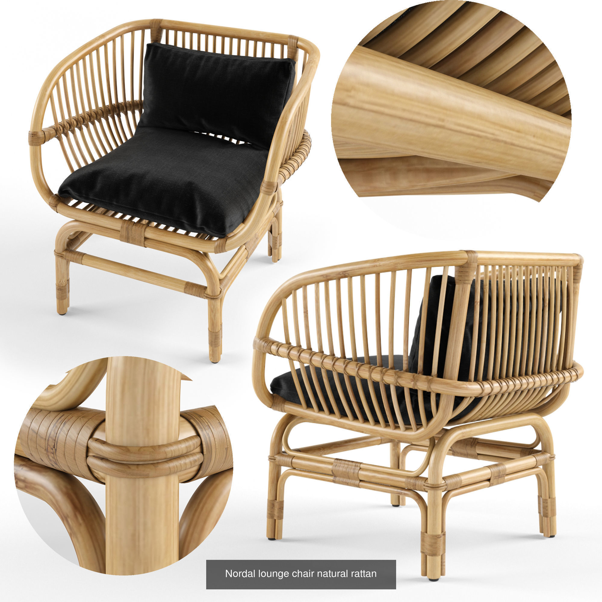 Furniture collection hanging rattan and bamboo furniture set 3 _102