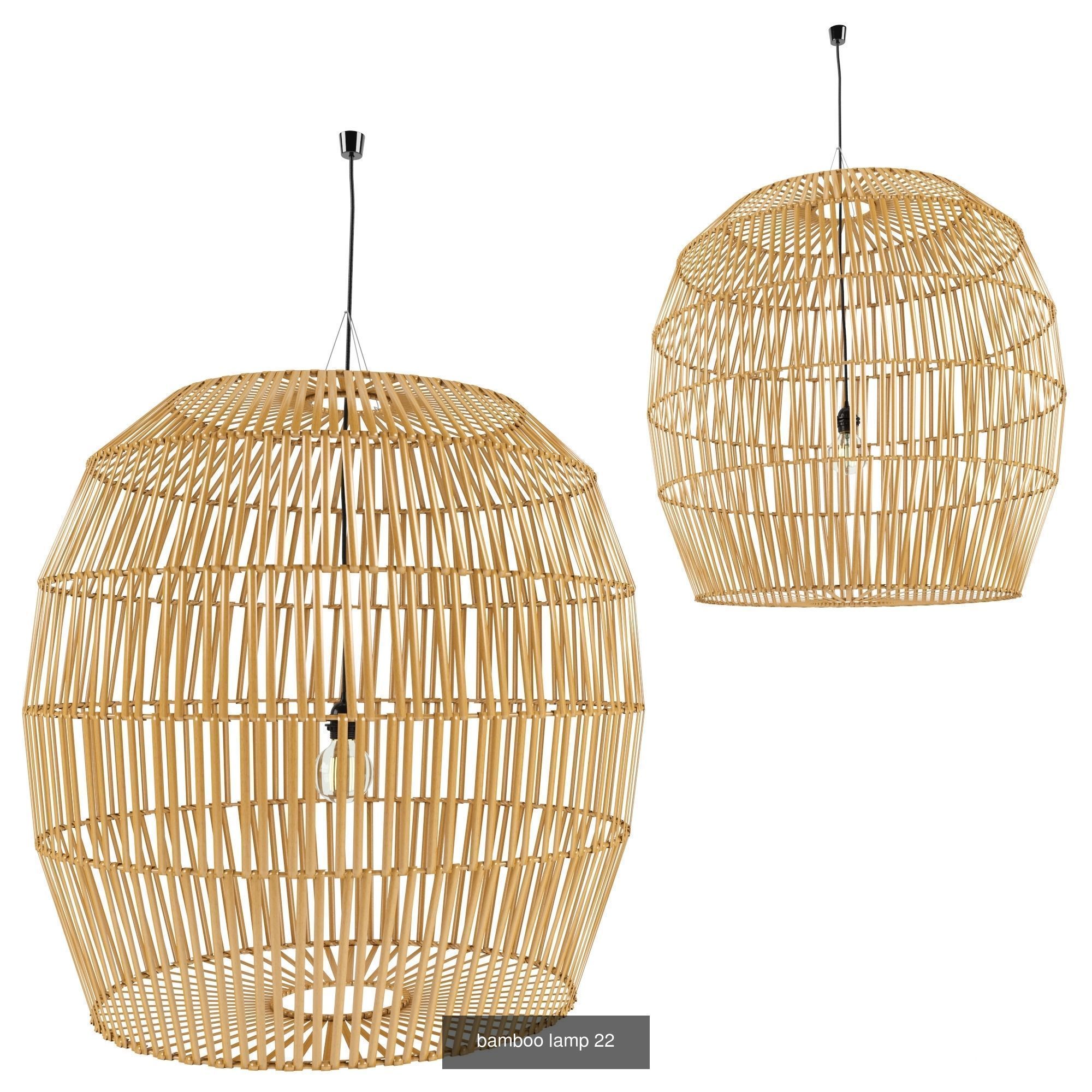 Furniture collection hanging rattan and bamboo furniture set 3 _35