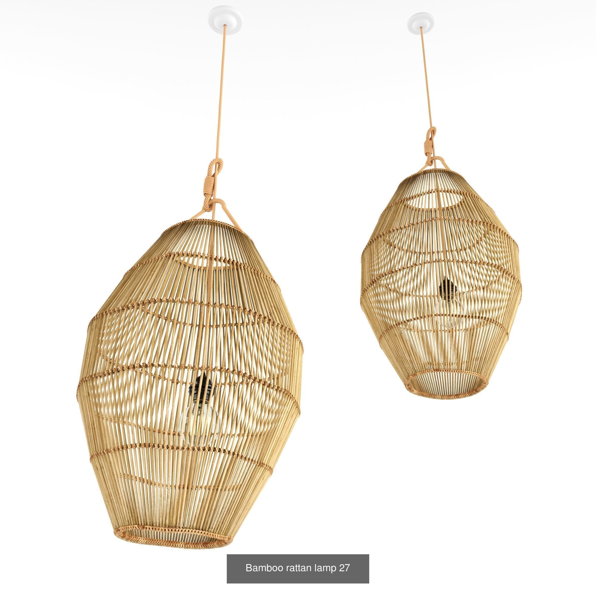 Furniture collection hanging rattan and bamboo furniture set 3 _36
