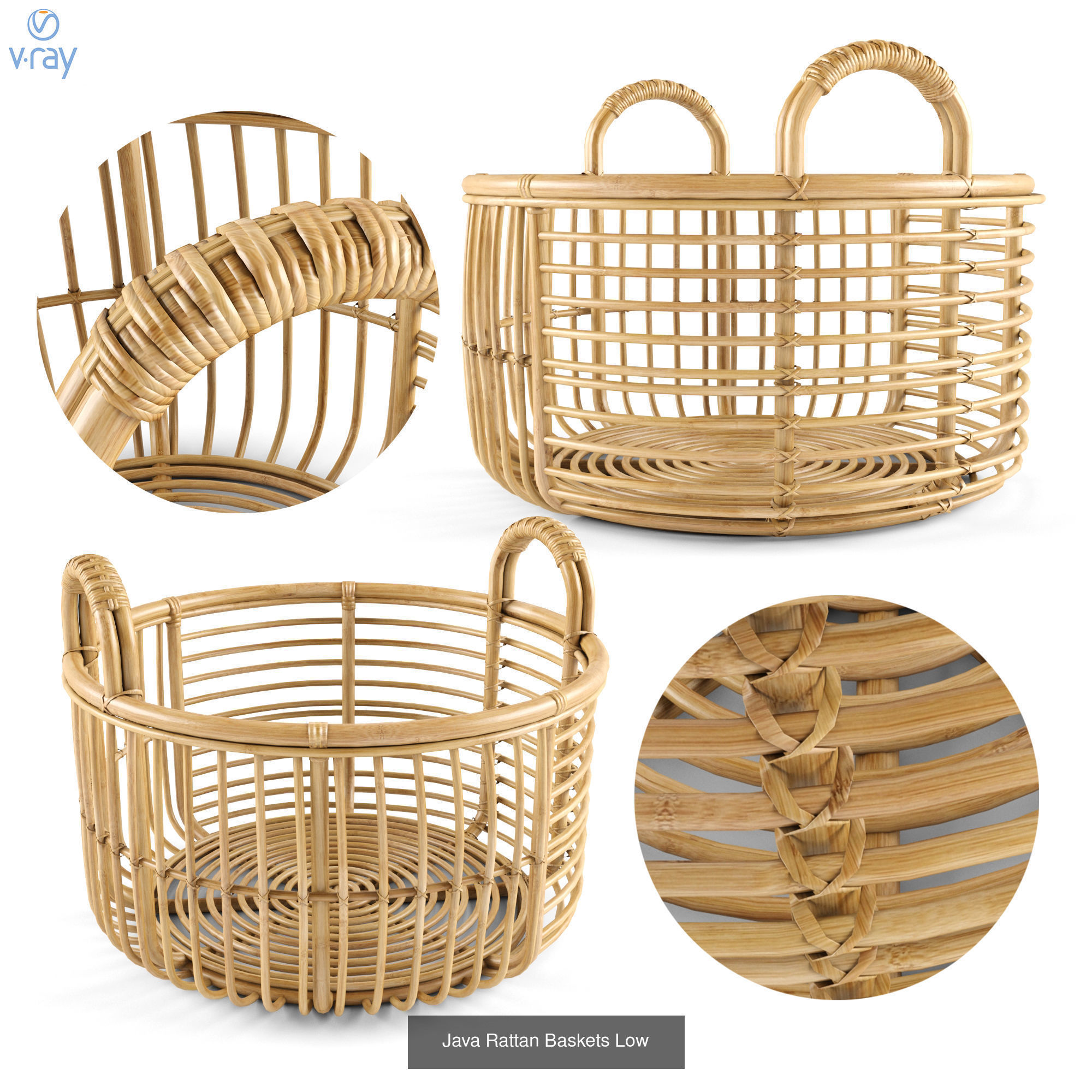 Furniture collection hanging rattan and bamboo furniture set 3 _85