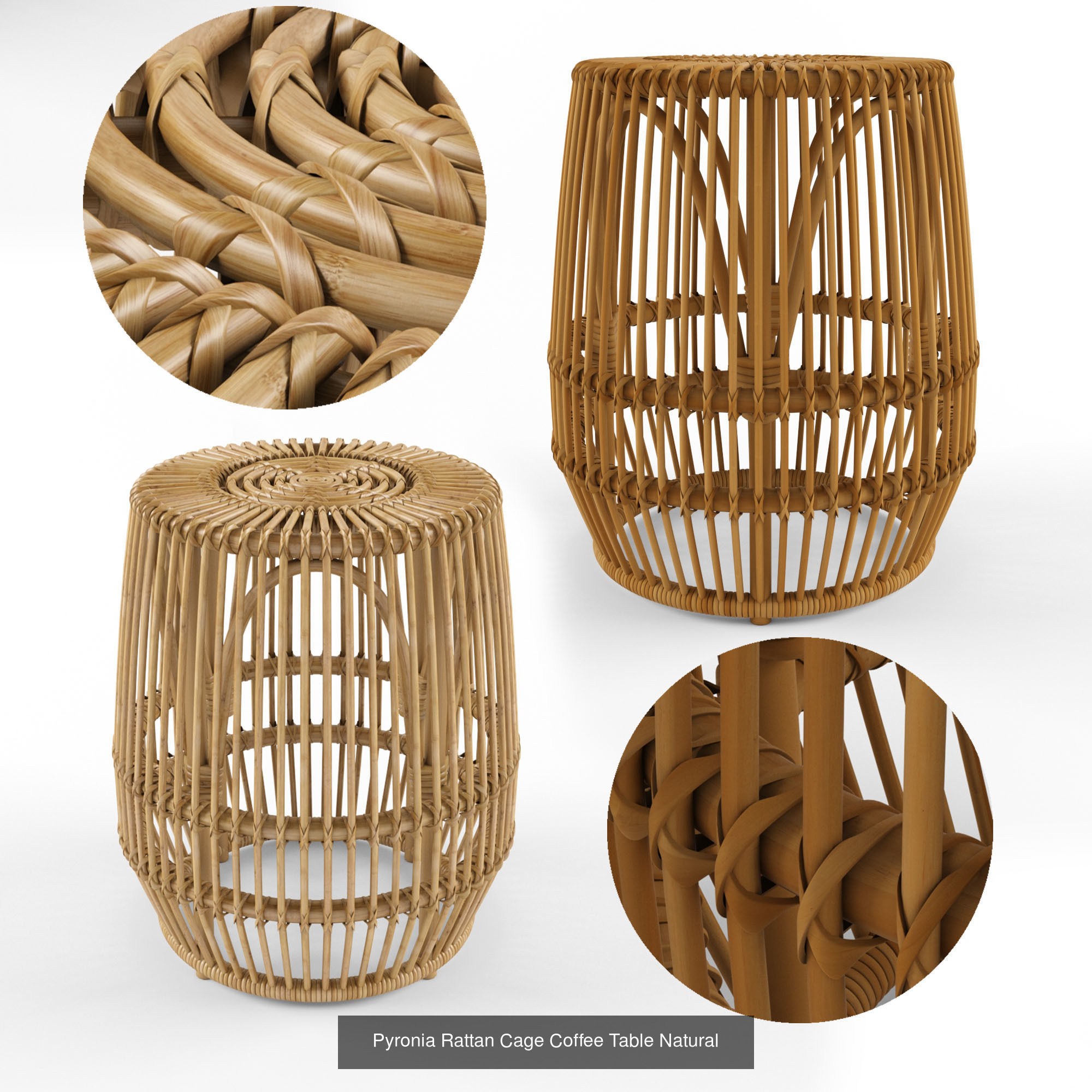 Furniture collection hanging rattan and bamboo furniture set 3 _100