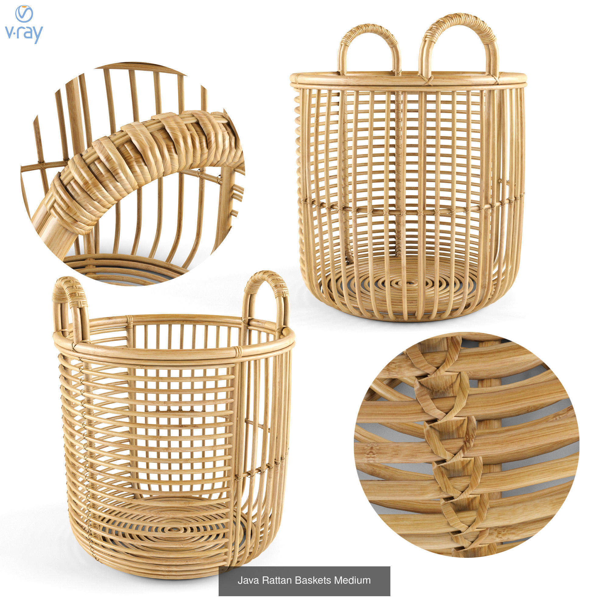 Furniture collection hanging rattan and bamboo furniture set 3 _86