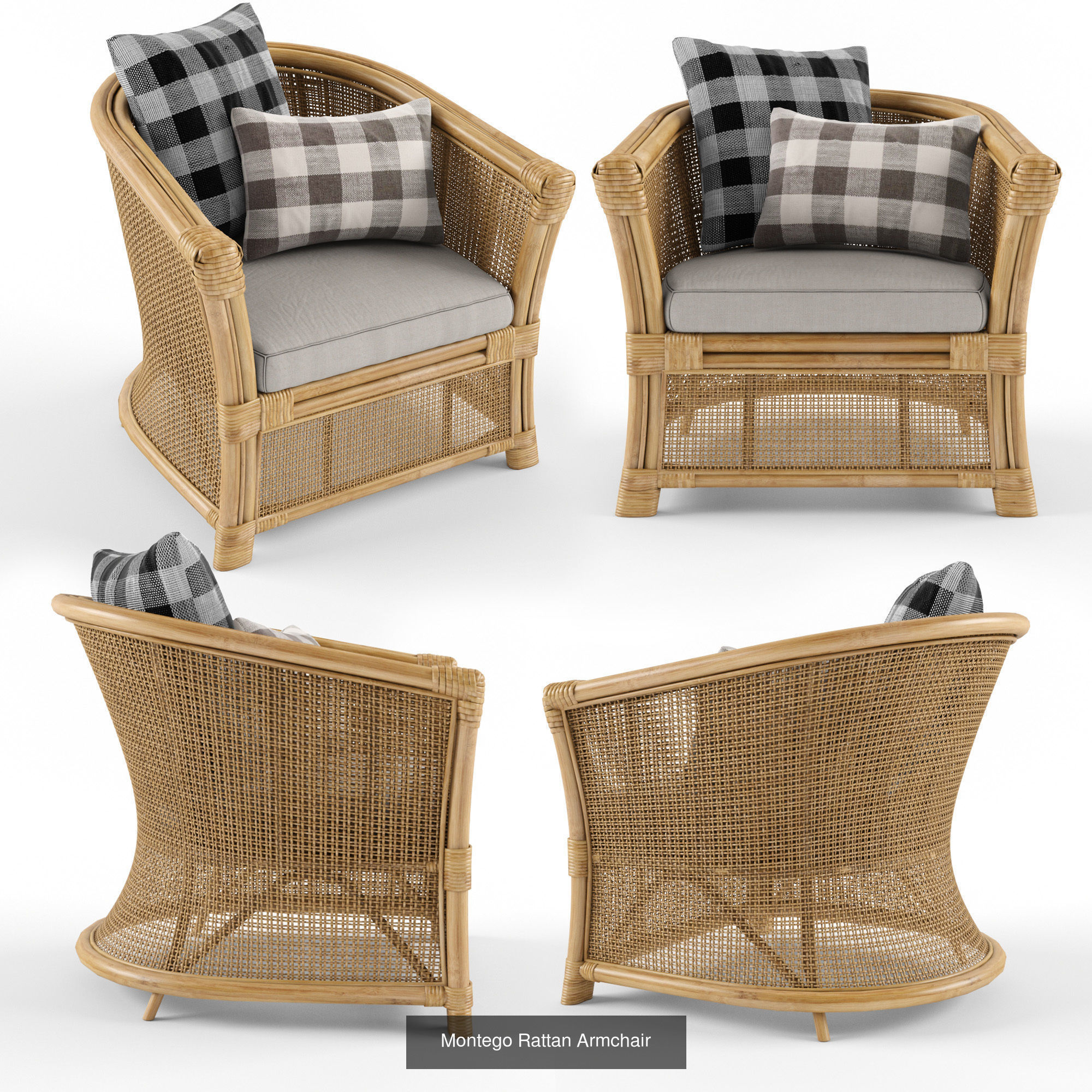 Furniture collection hanging rattan and bamboo furniture set 3 _95