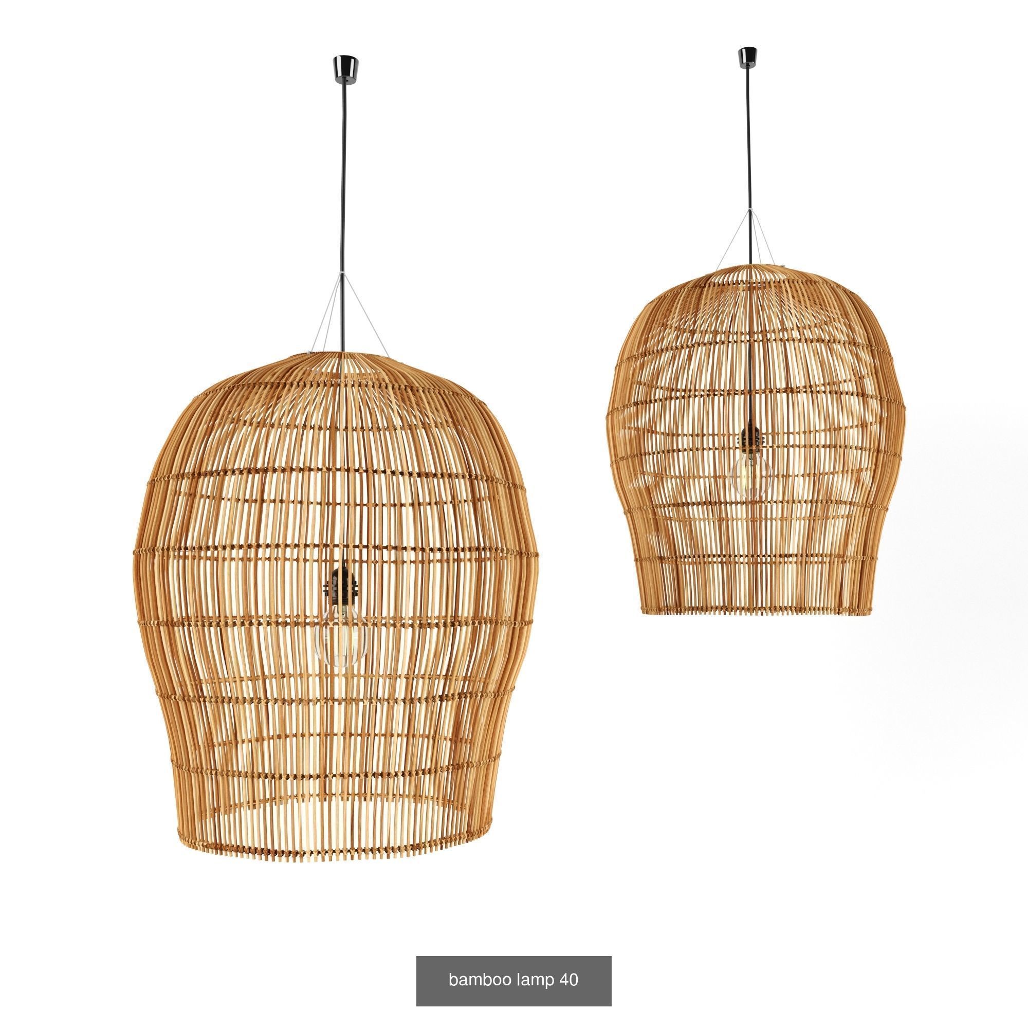 Furniture collection hanging rattan and bamboo furniture set 3 _43