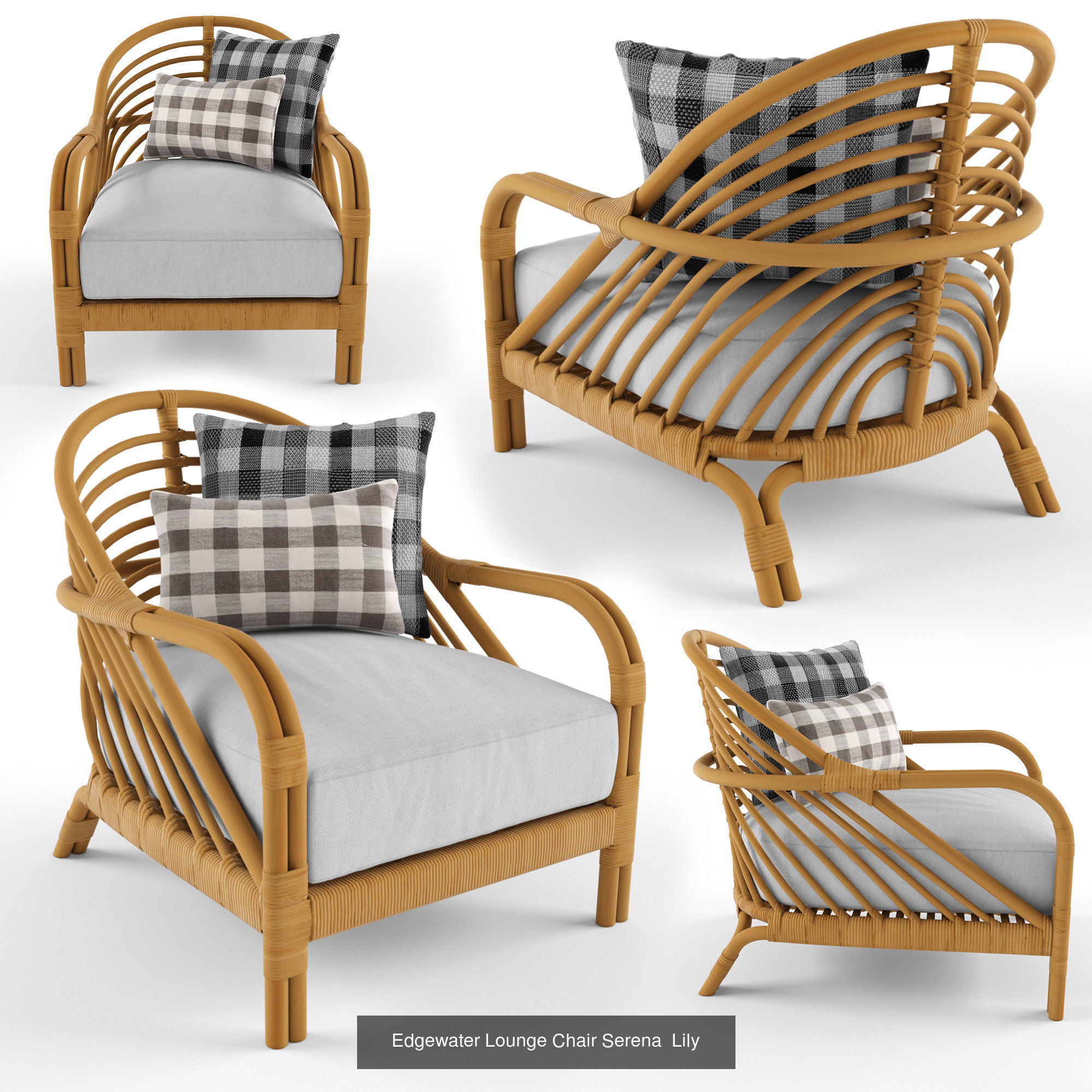 Furniture collection hanging rattan and bamboo furniture set 3 _92