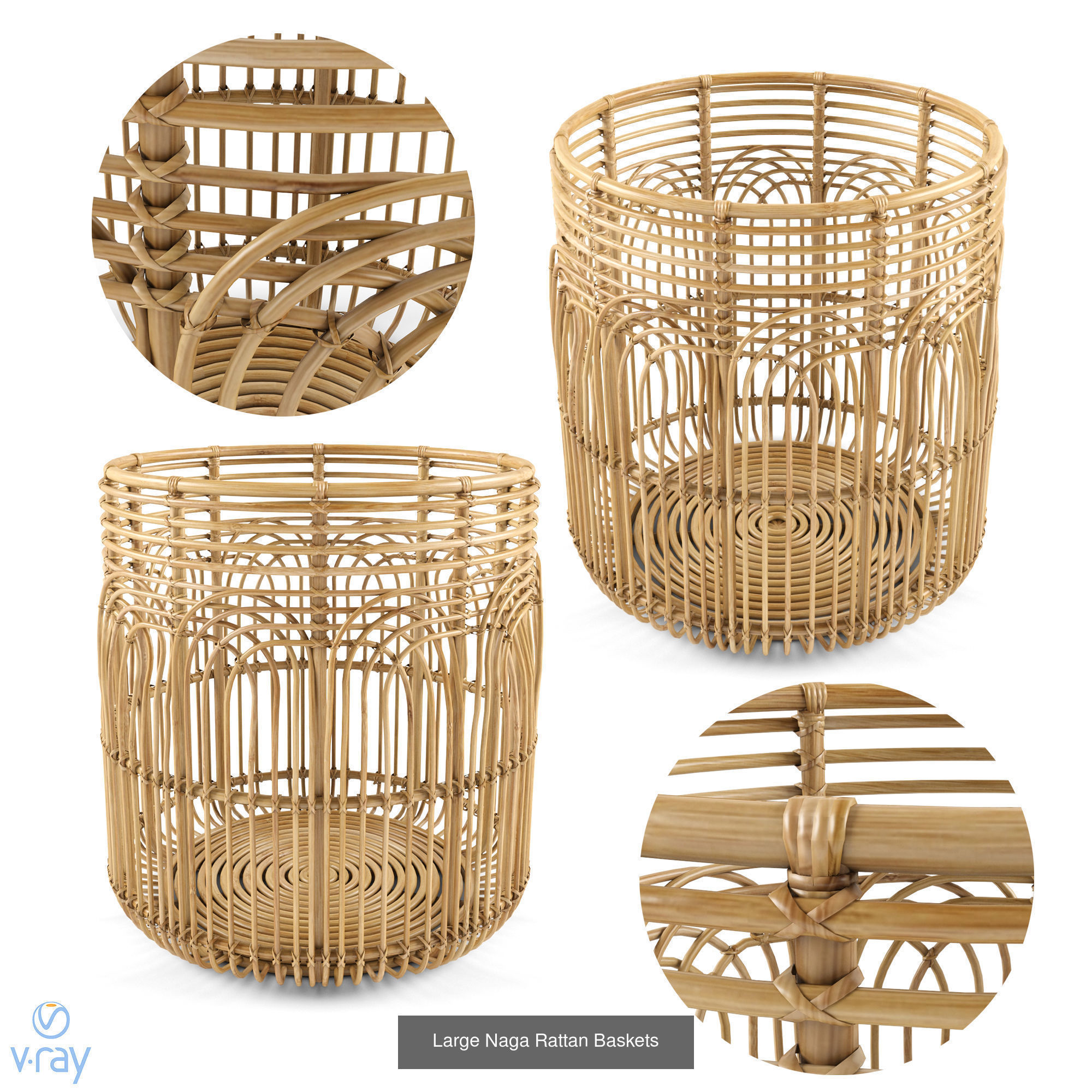 Furniture collection hanging rattan and bamboo furniture set 3 _83