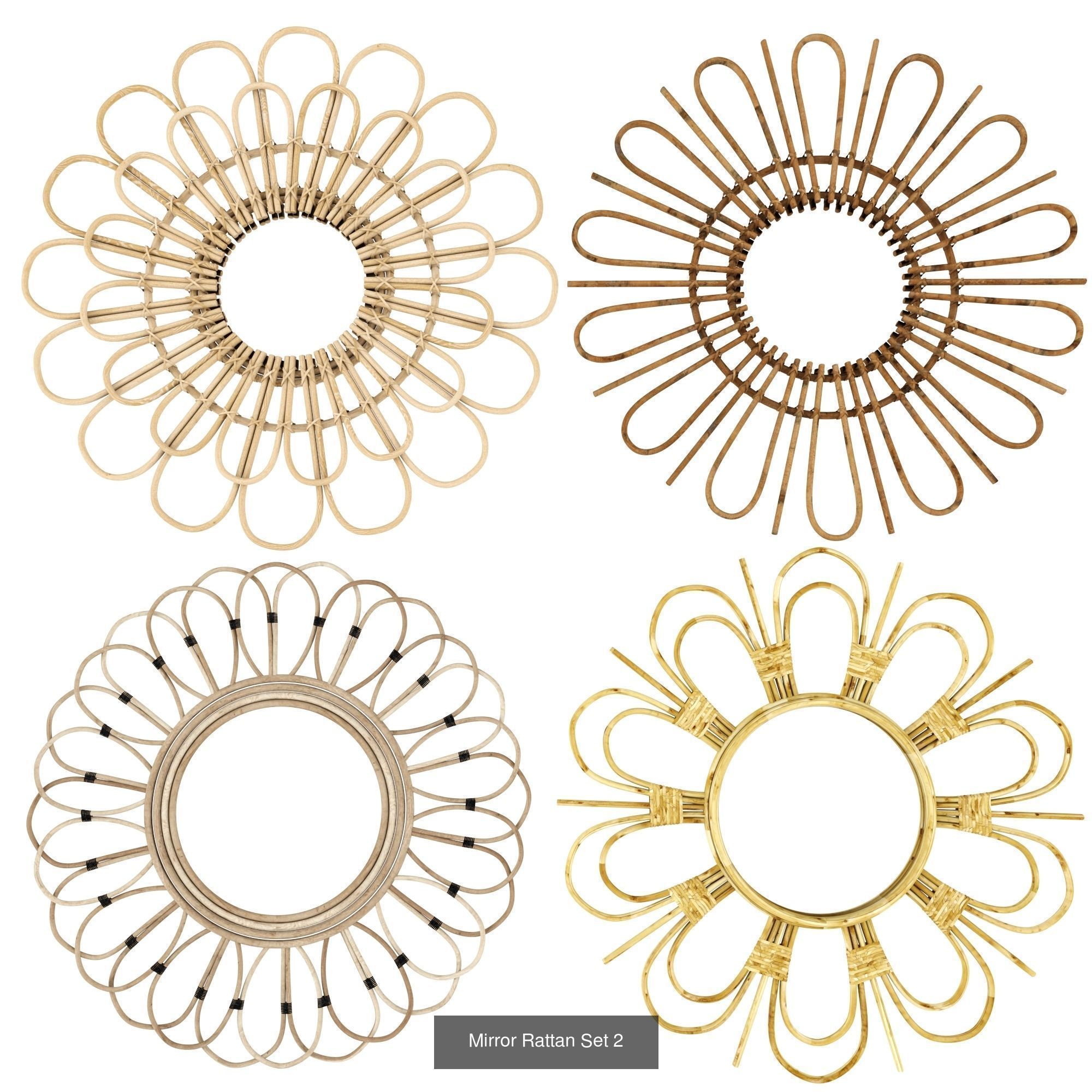 Furniture collection hanging rattan and bamboo furniture set 3 _77