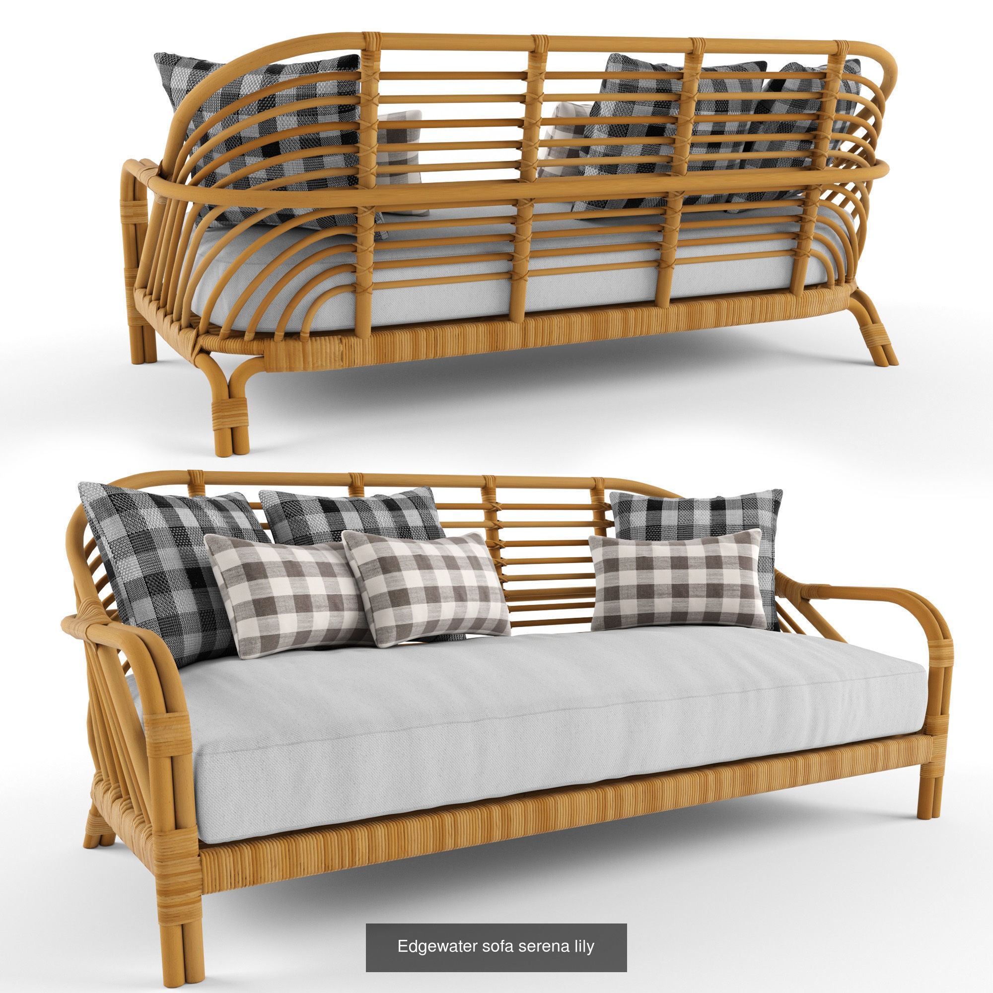 Furniture collection hanging rattan and bamboo furniture set 3 _93