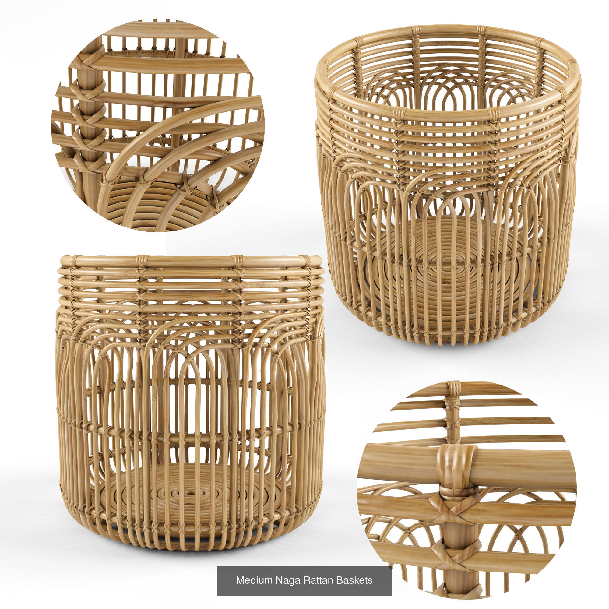 Furniture collection hanging rattan and bamboo furniture set 3 _84