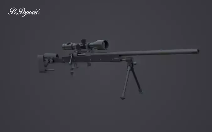 Zastava M07 3D model