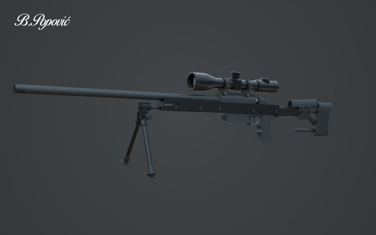 Zastava M07 3D model_2