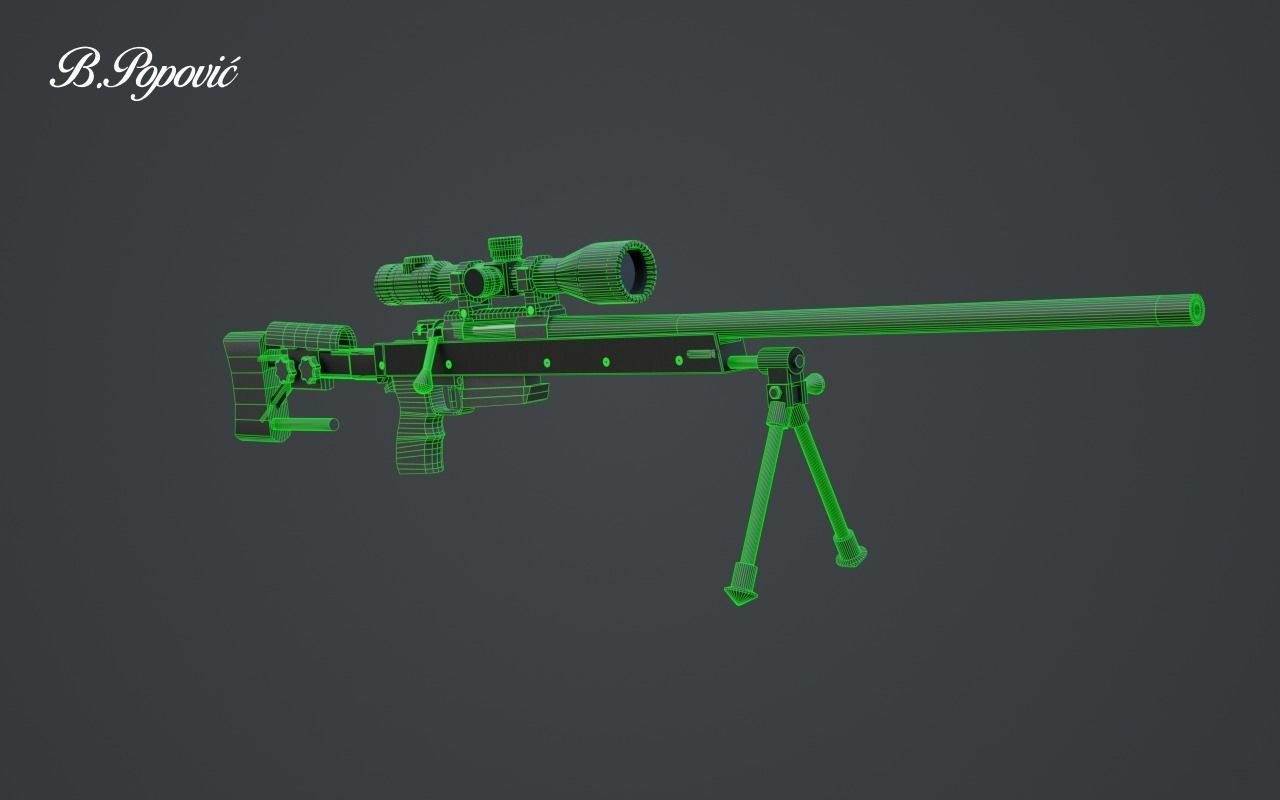 Zastava M07 3D model_1