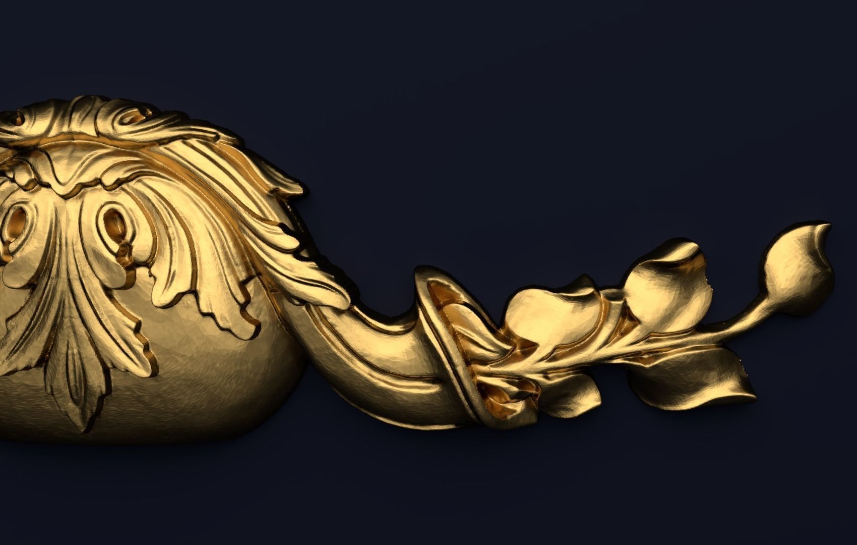  Classic decor ornament v-3D model 42 3D model_2