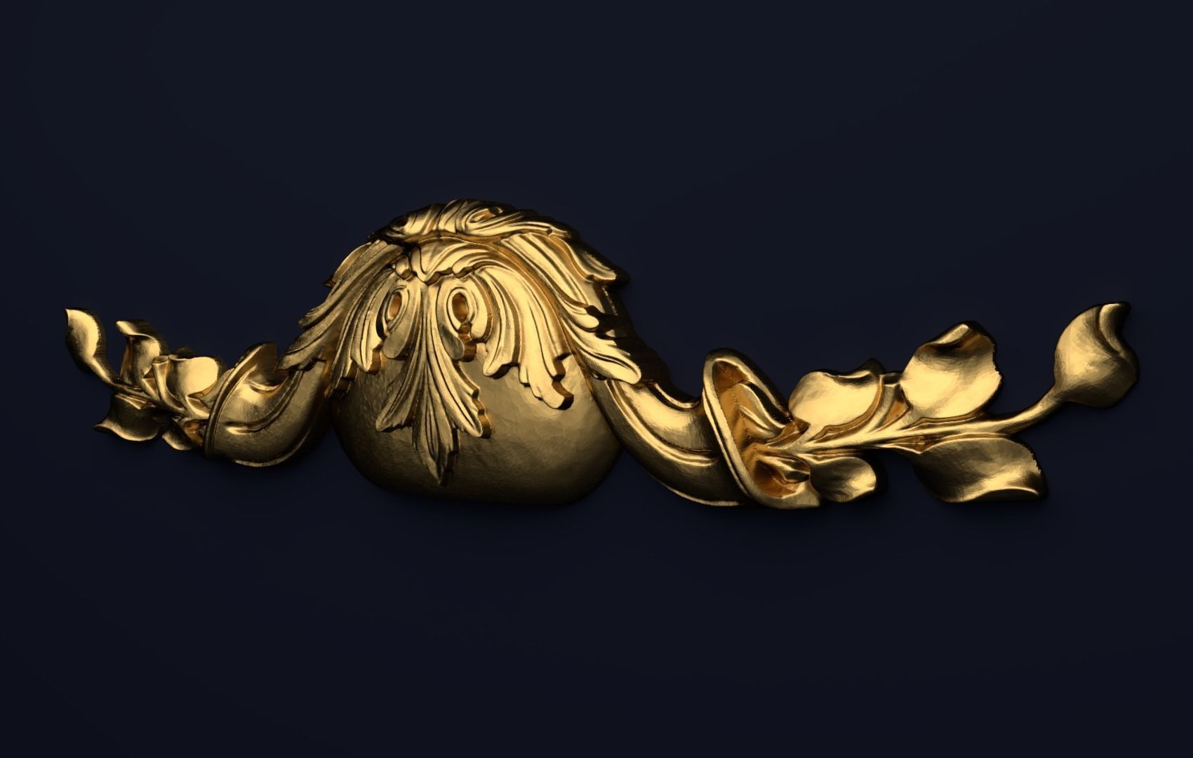  Classic decor ornament v-3D model 42 3D model_1