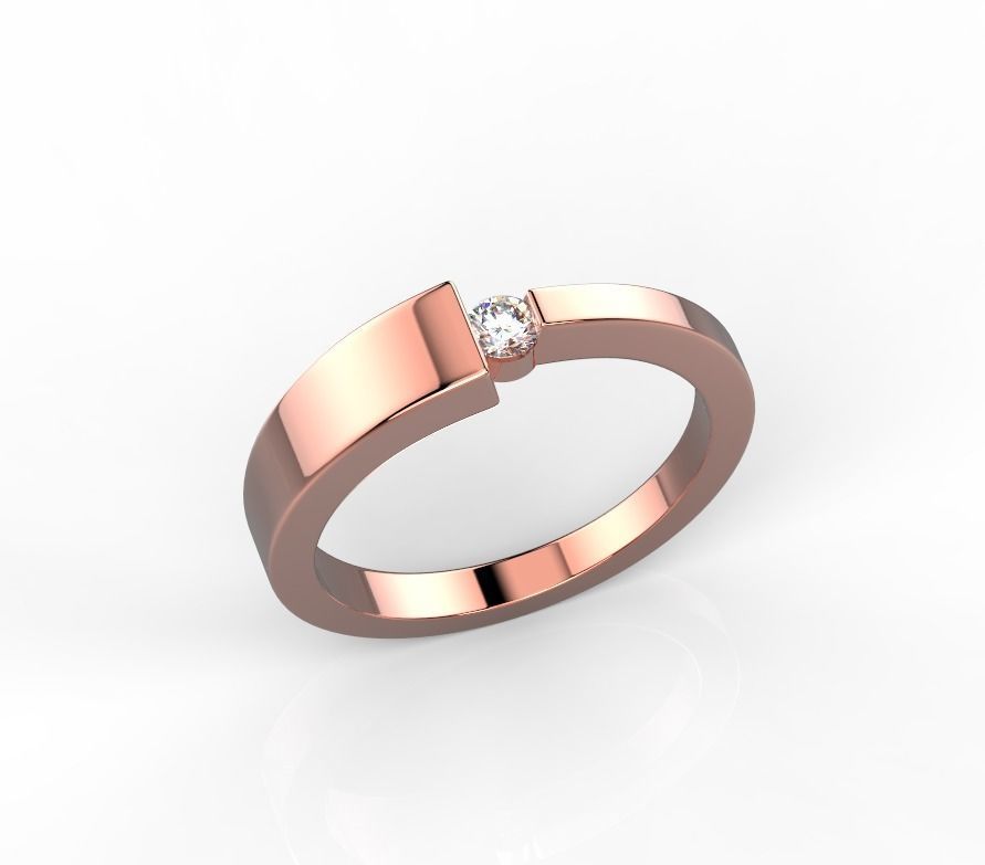 141223 R classic line solitare 3D print model_1