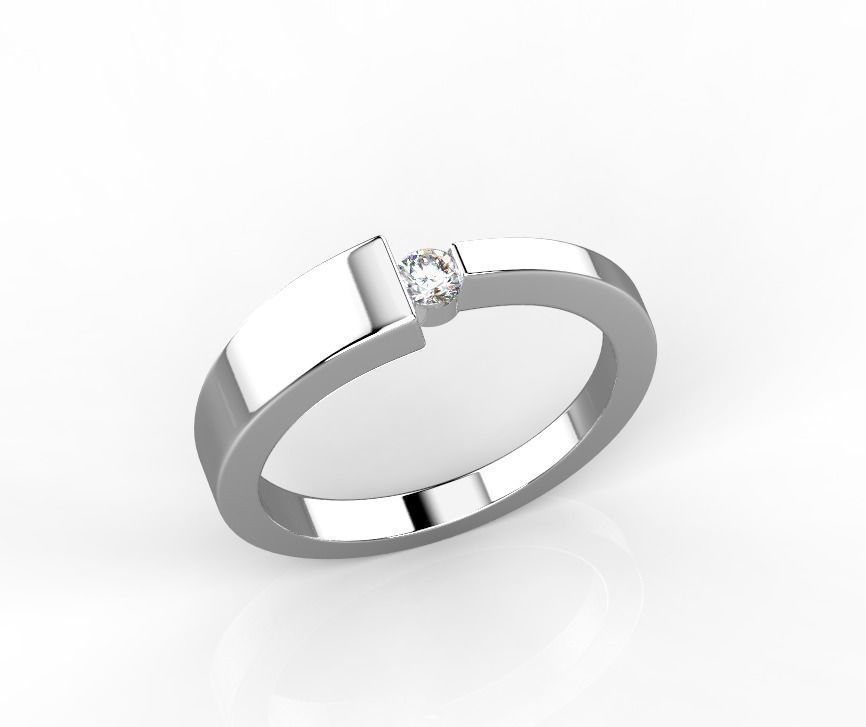 141223 R classic line solitare 3D print model_2