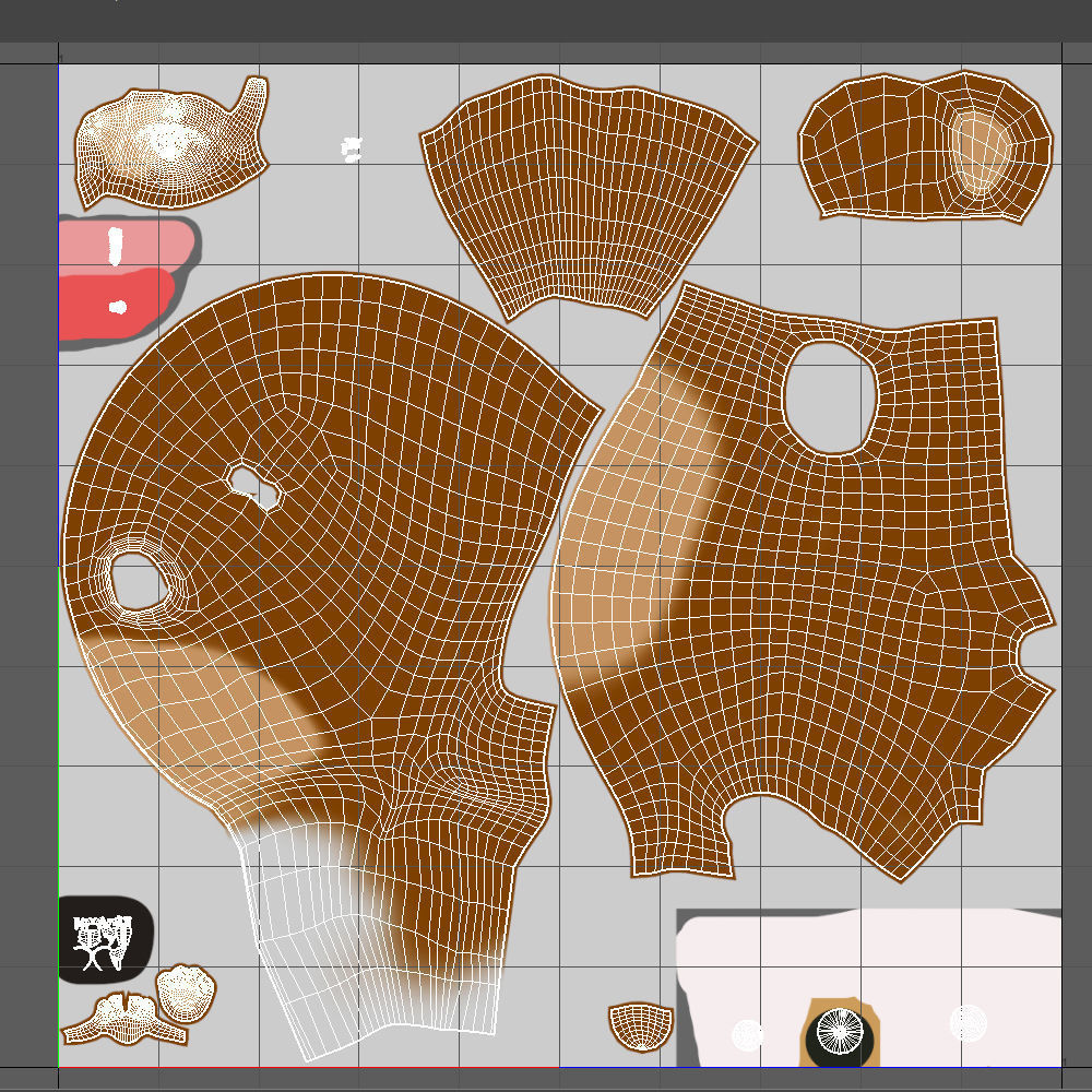 Bear Cartoon 3D model_17