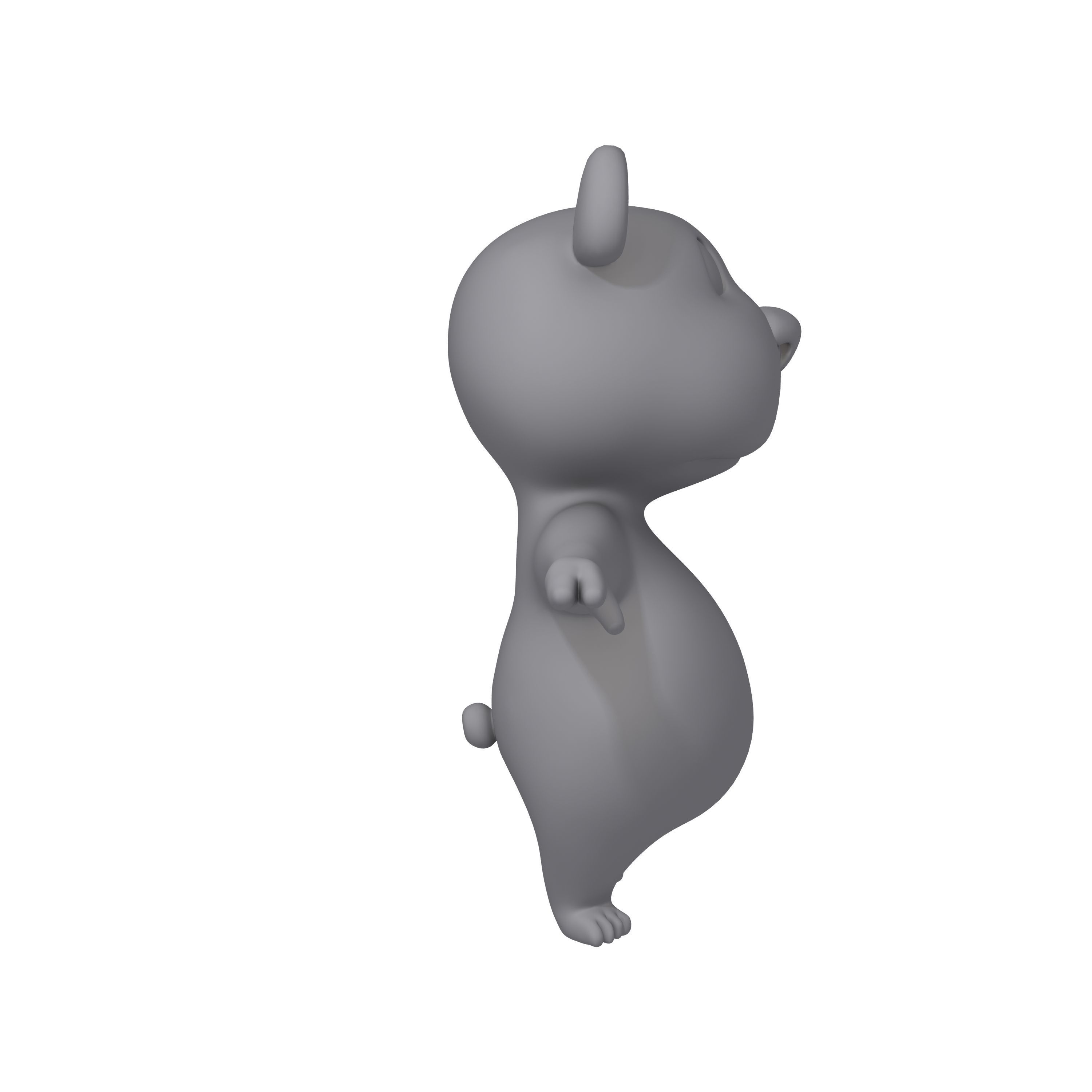Bear Cartoon 3D model_10