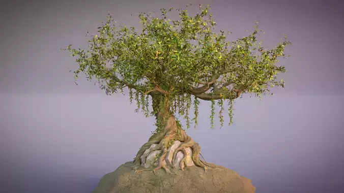 Fantasy Old tree 3D model