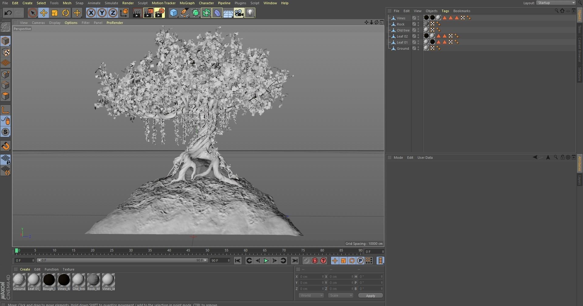 Fantasy Old tree 3D model_14