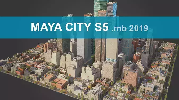 Realistic City S5 MAYA