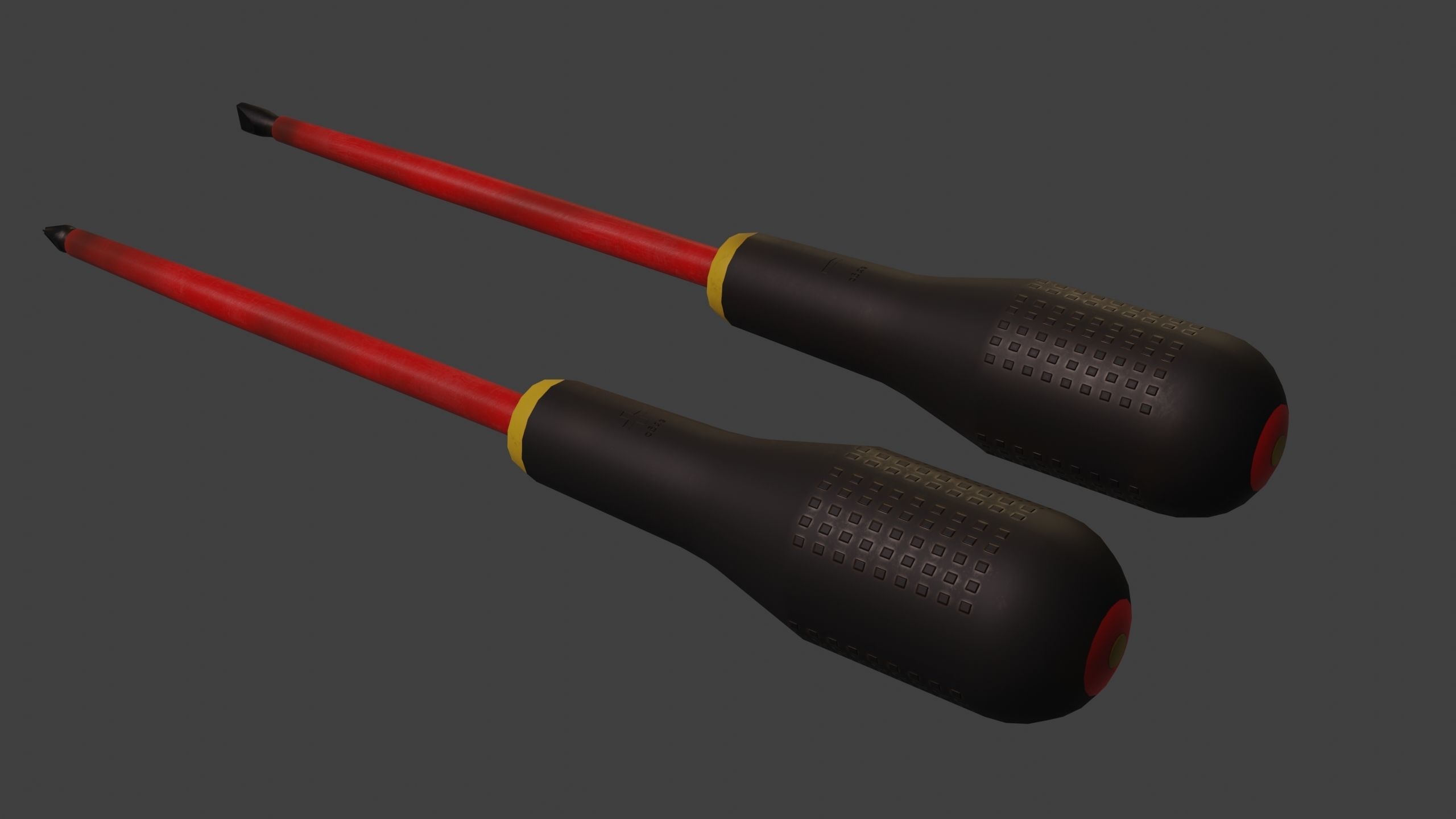 Work Tools Low-poly 3D model_11