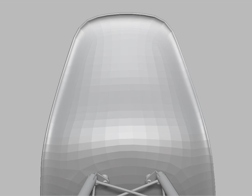 Modern Dining Room shell chair 3D model_43