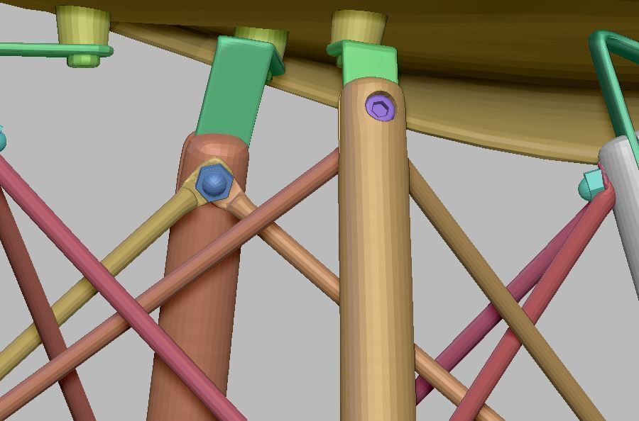 Modern Dining Room shell chair 3D model_52