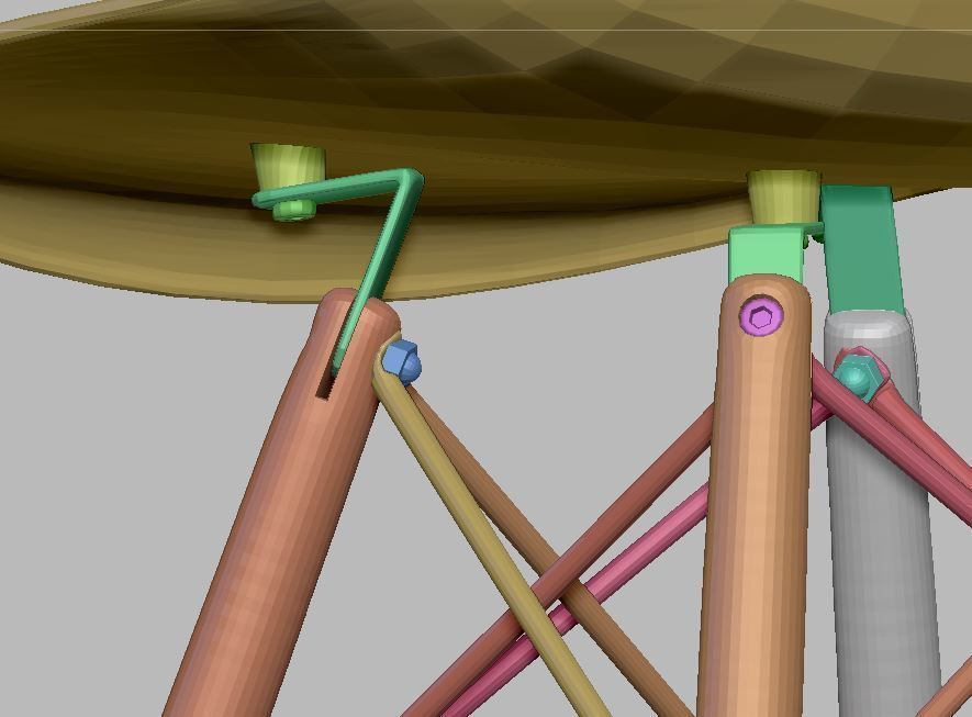 Modern Dining Room shell chair 3D model_50