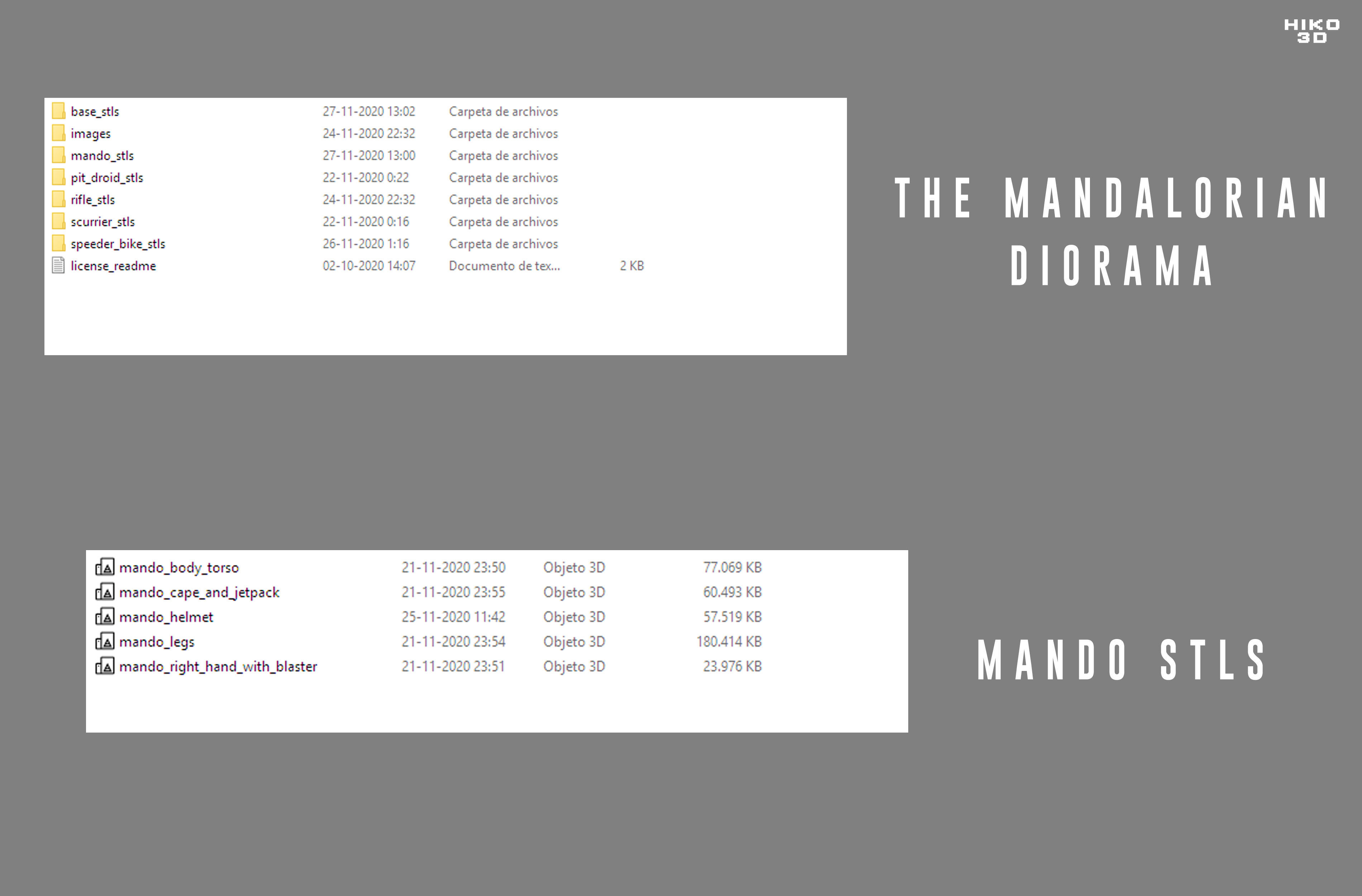 The Mandalorian Diorama 1-6 Scale -  3D print model_37