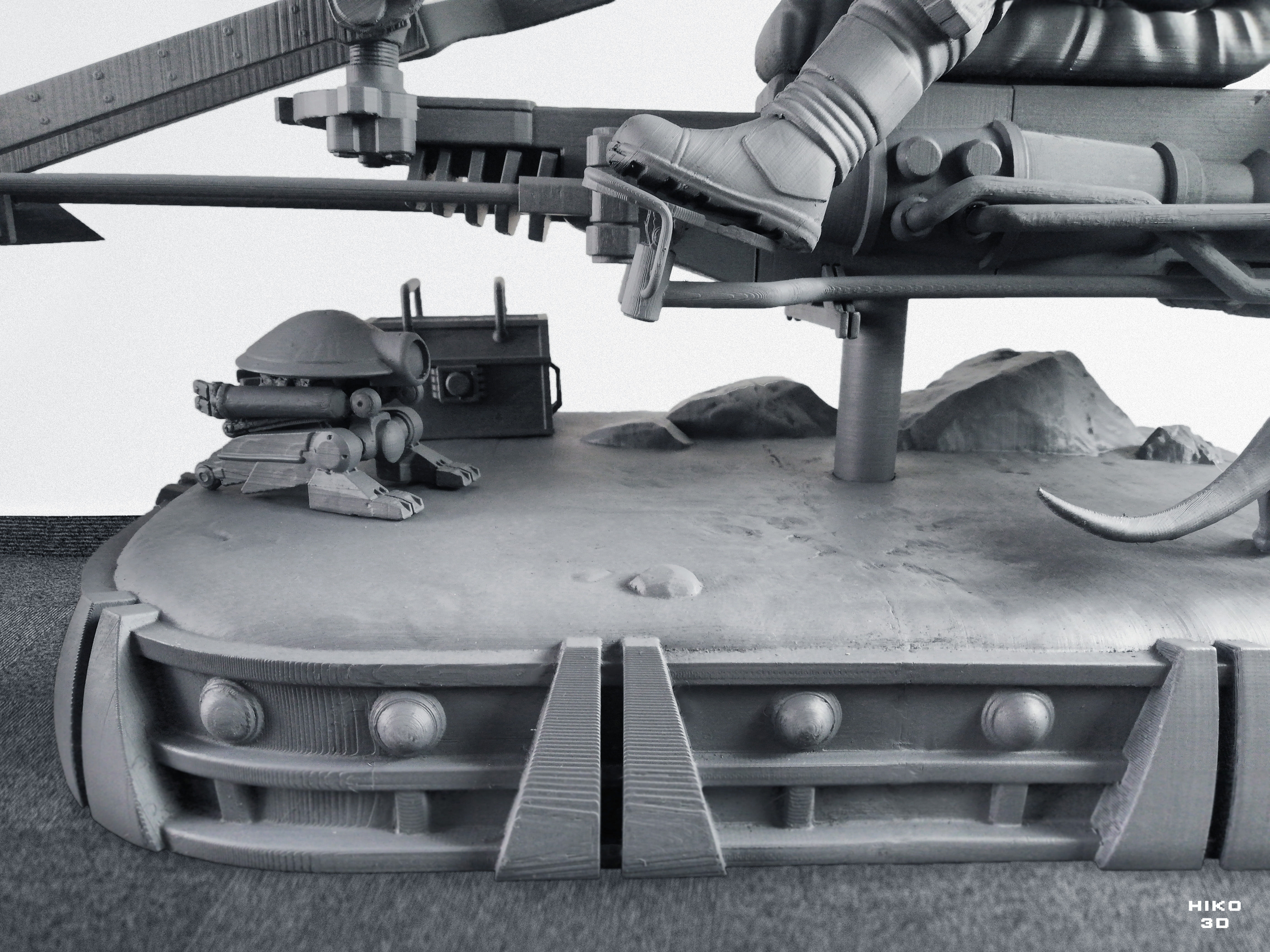 The Mandalorian Diorama 1-6 Scale -  3D print model_10