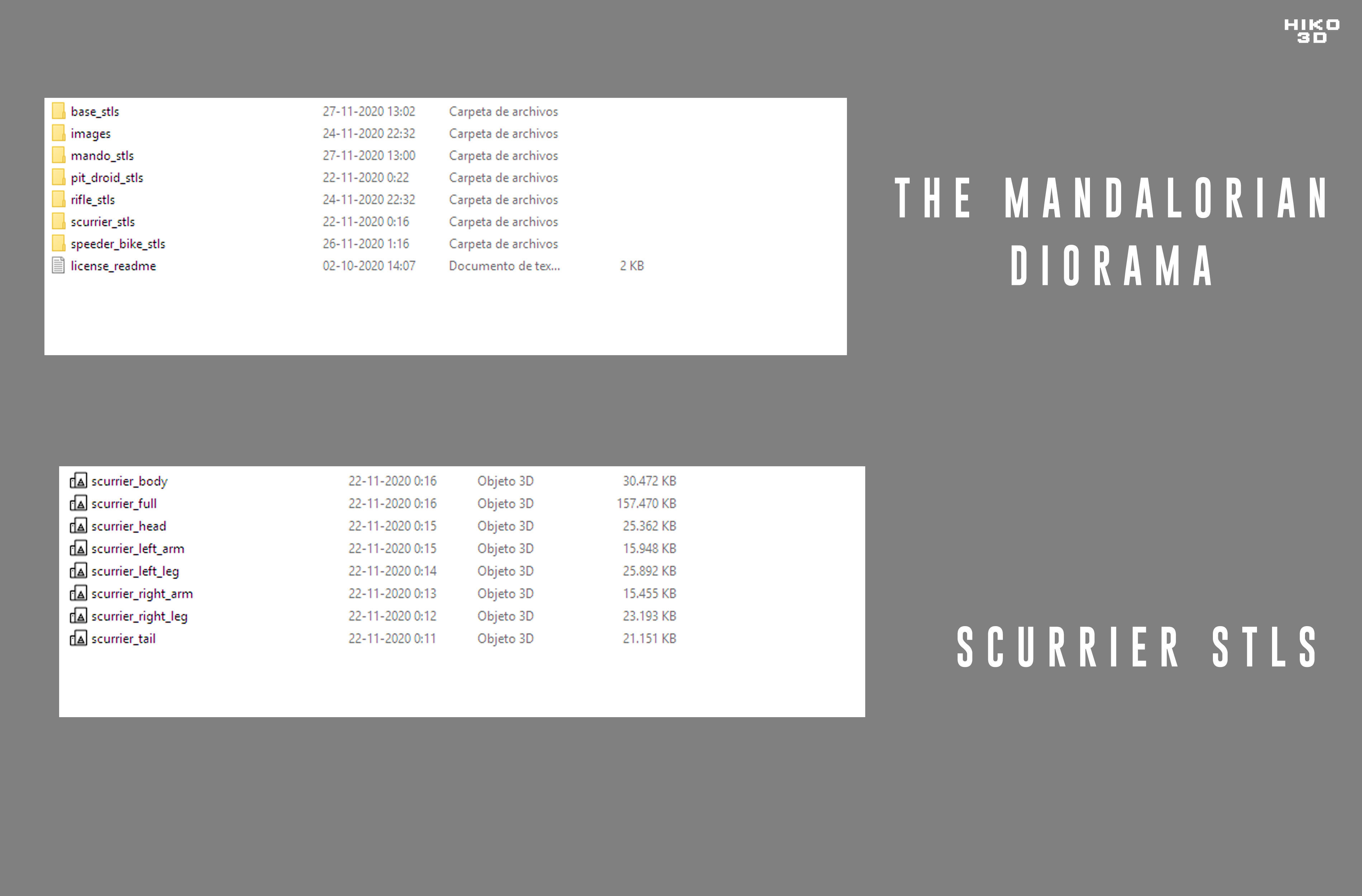 The Mandalorian Diorama 1-6 Scale -  3D print model_39