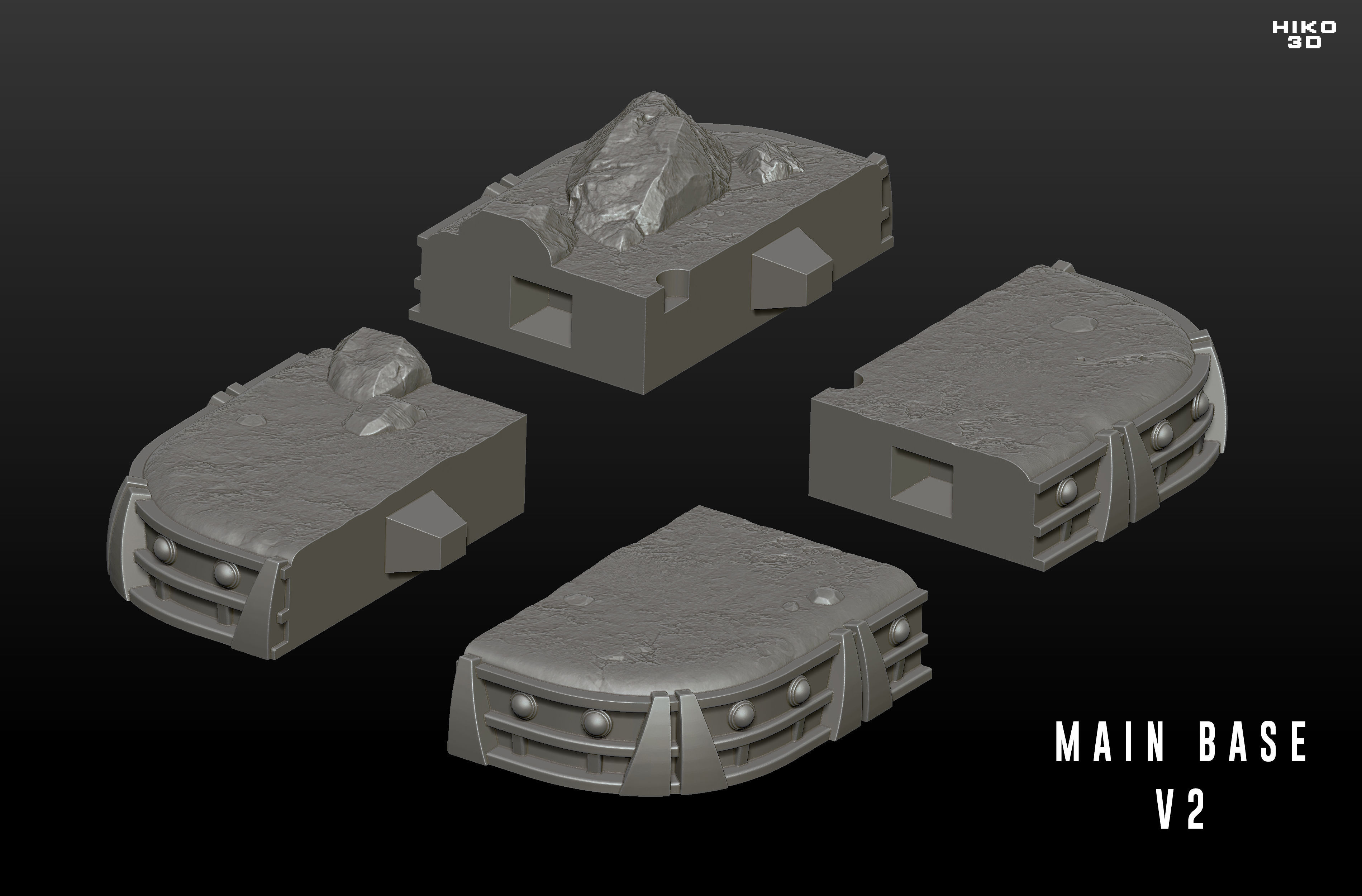 The Mandalorian Diorama 1-6 Scale -  3D print model_23