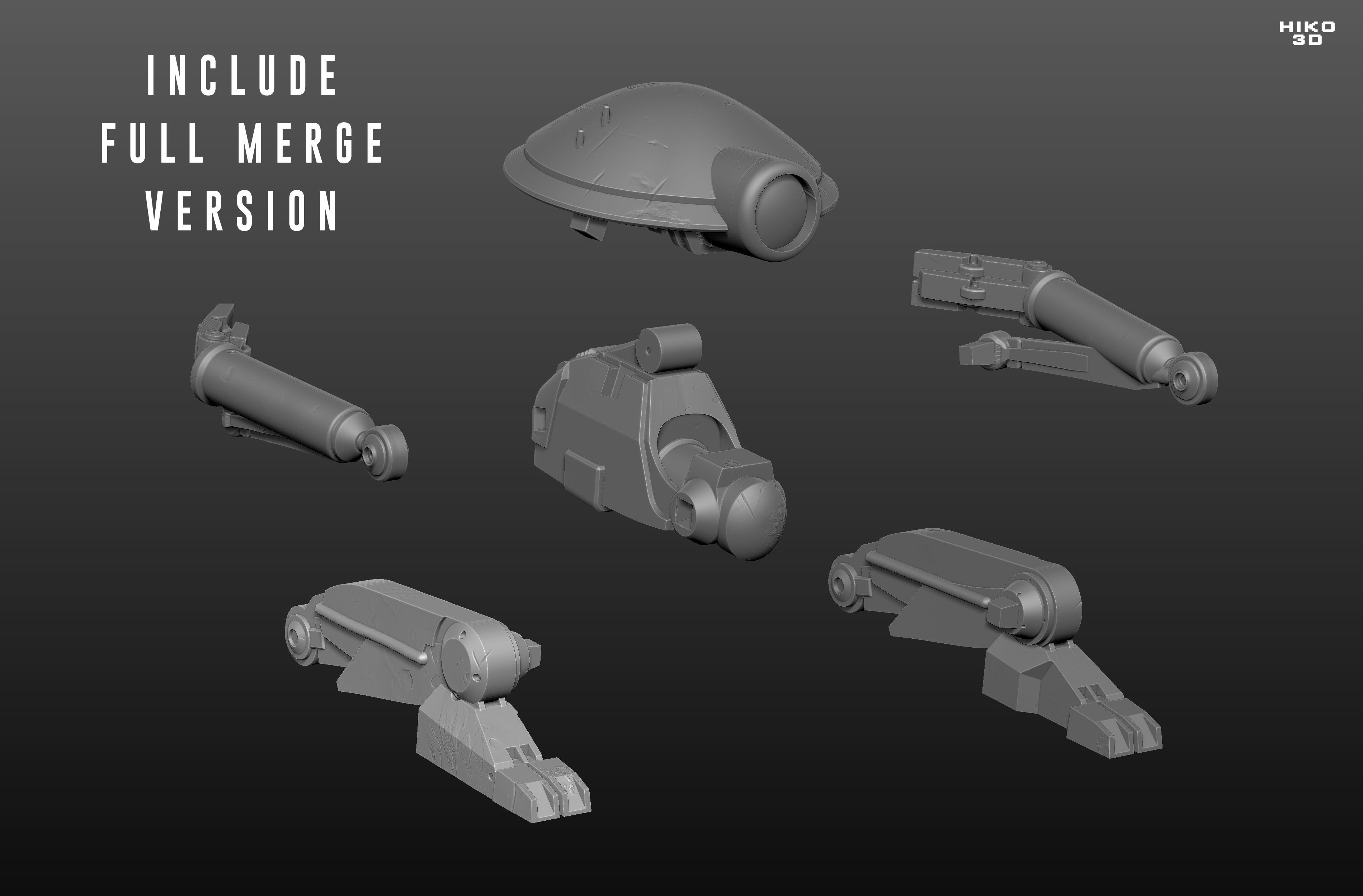 The Mandalorian Diorama 1-6 Scale -  3D print model_20