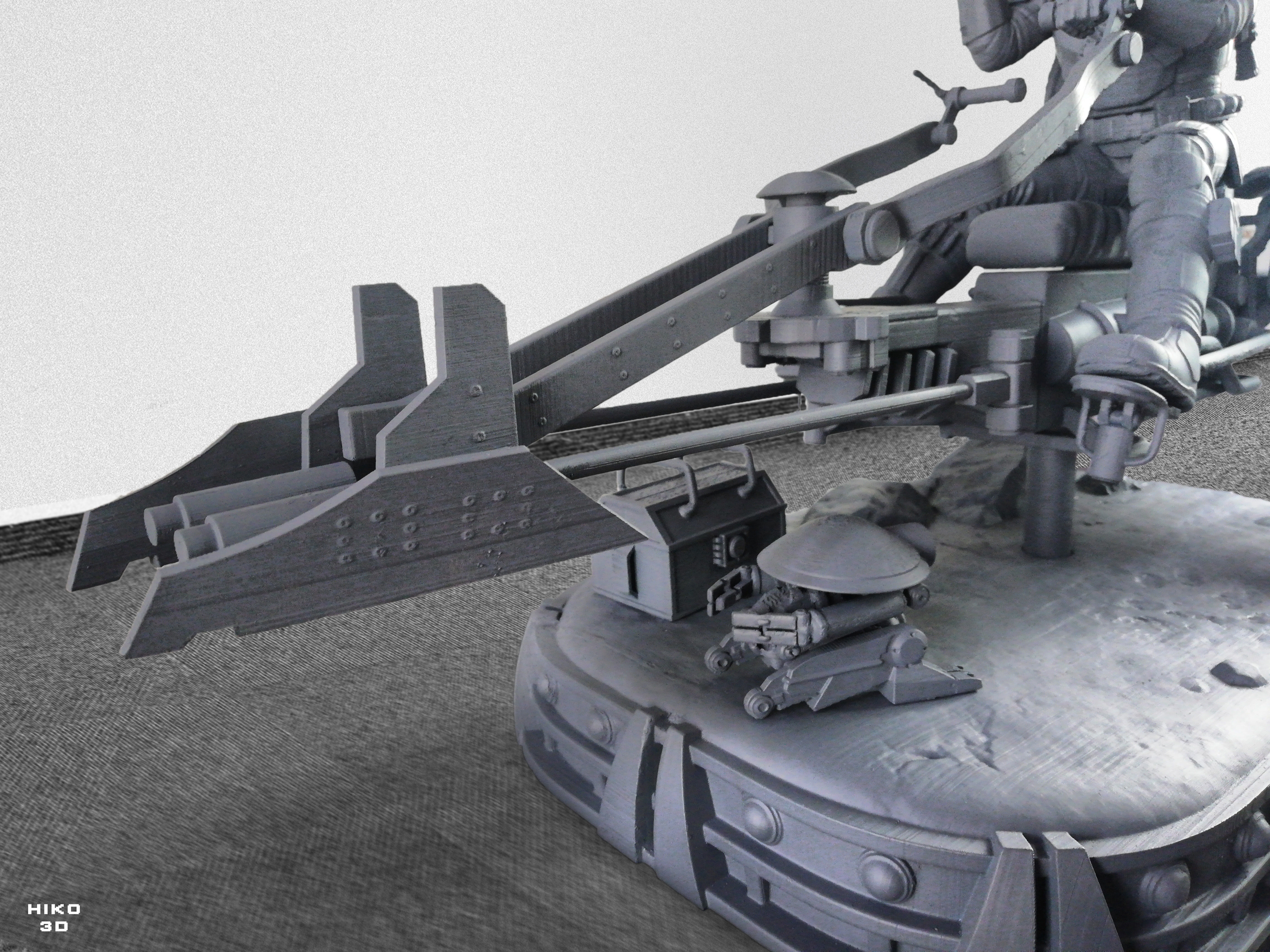 The Mandalorian Diorama 1-6 Scale -  3D print model_8