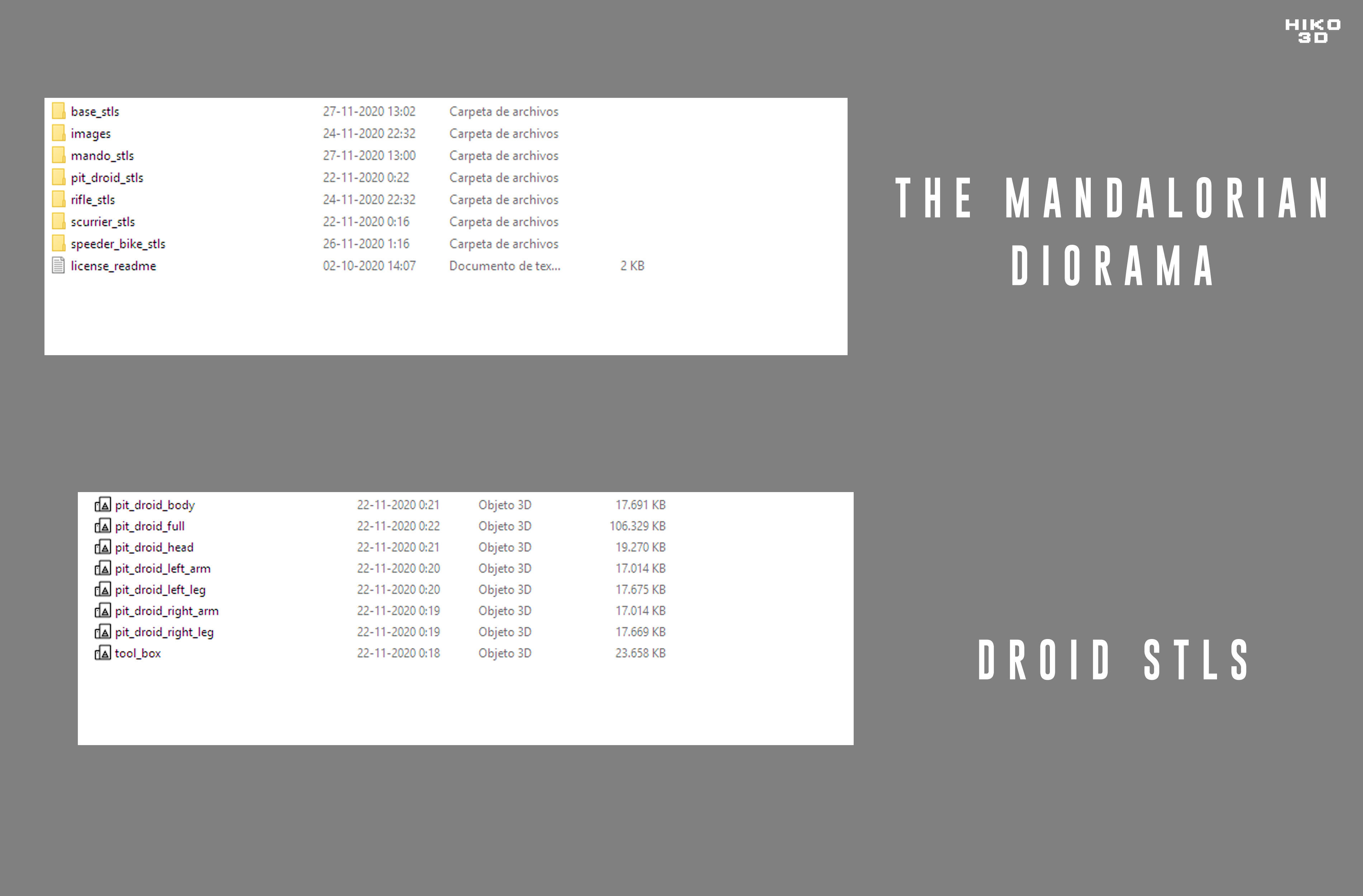 The Mandalorian Diorama 1-6 Scale -  3D print model_36
