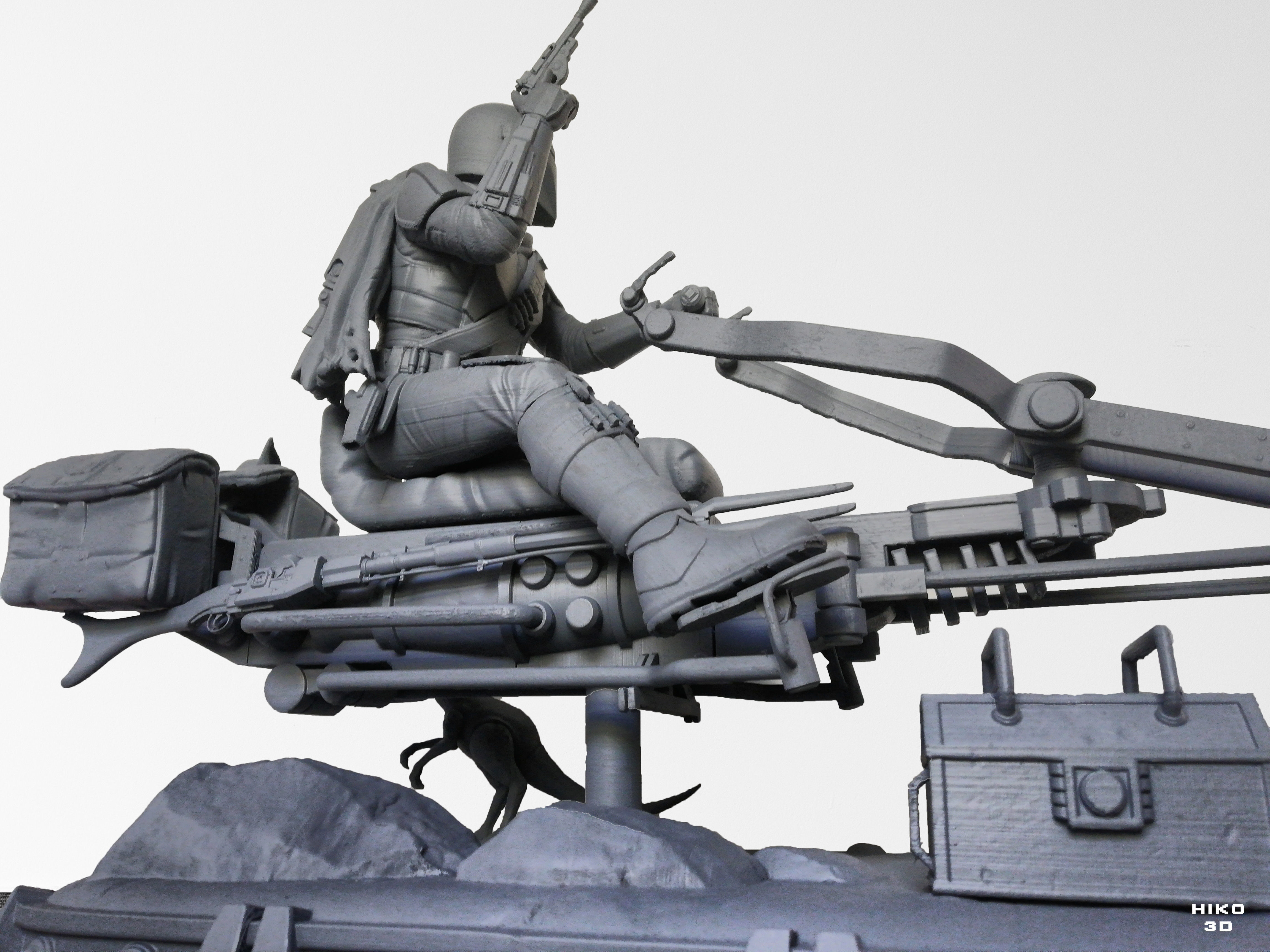 The Mandalorian Diorama 1-6 Scale -  3D print model_41