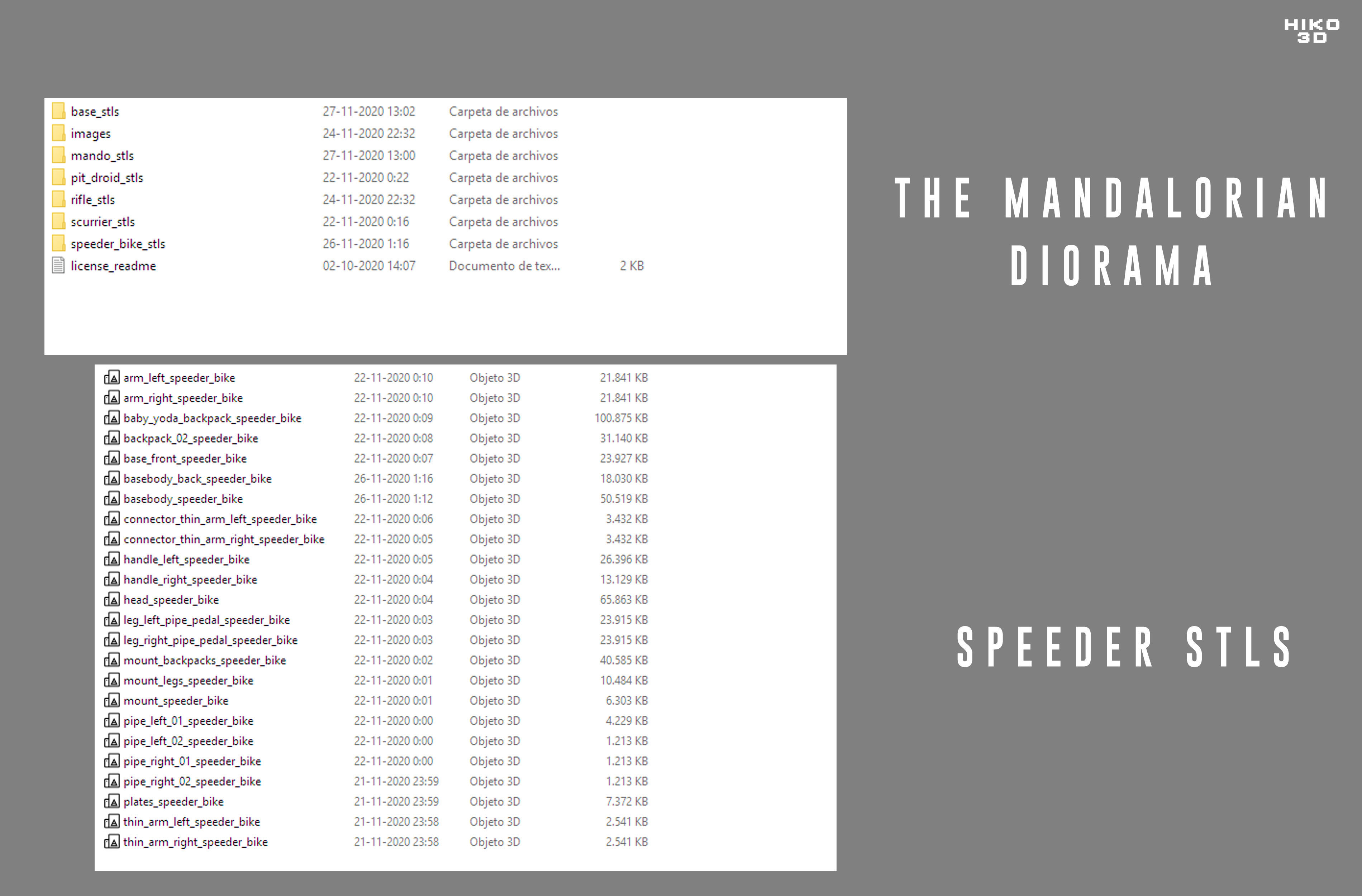 The Mandalorian Diorama 1-6 Scale -  3D print model_40