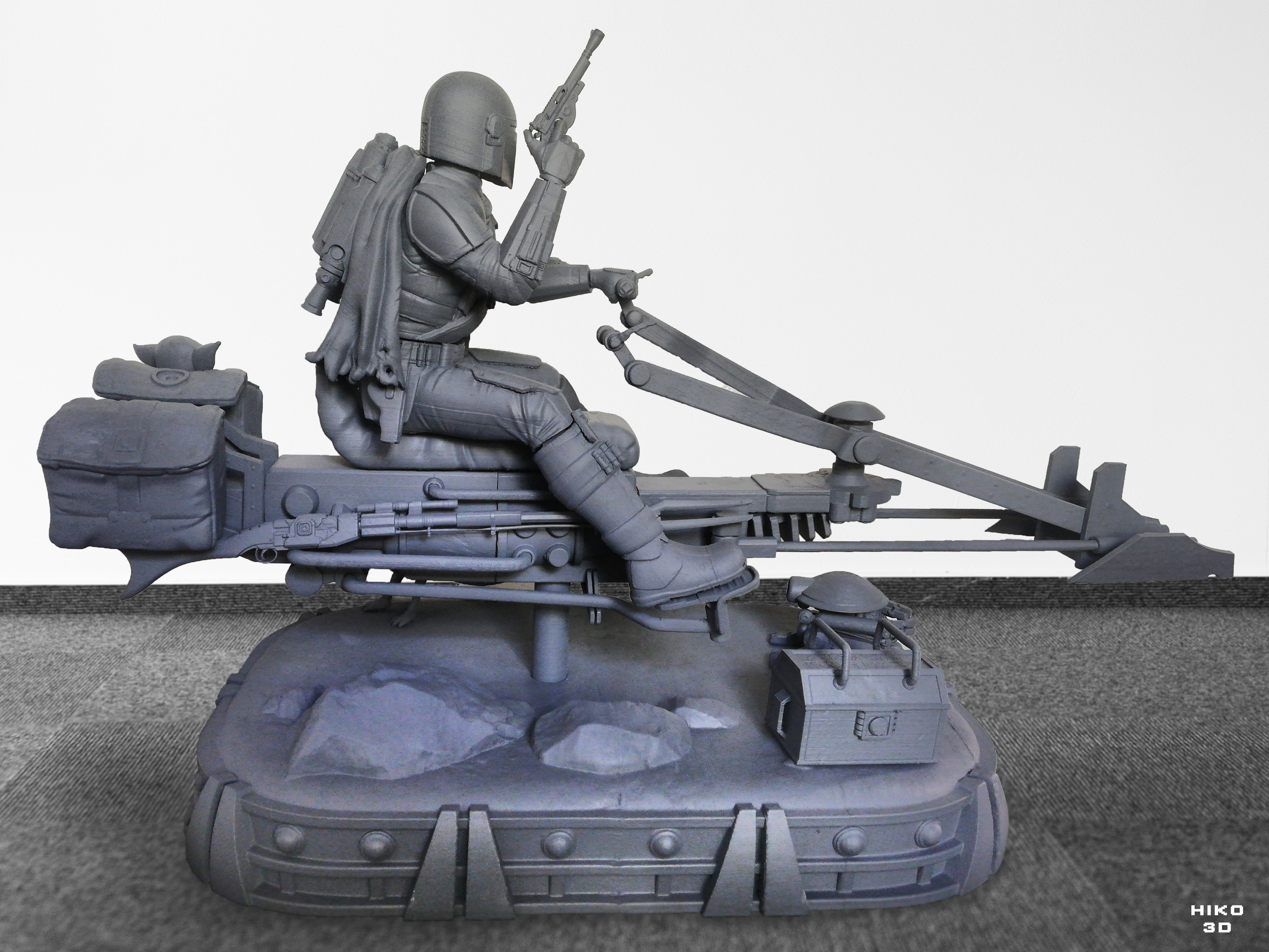 The Mandalorian Diorama 1-6 Scale -  3D print model_13