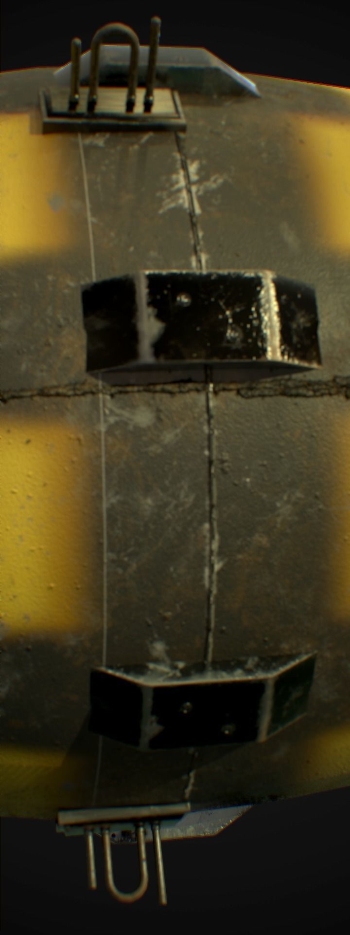 Mark III Atomic Bomb aka Fatman - Game ready low-poly 3d model Low-poly 3D model_14