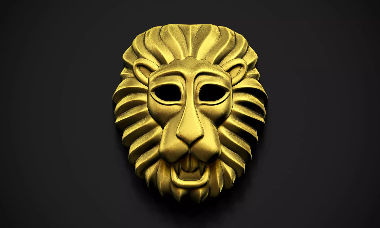 Lion Face Free 3D print model