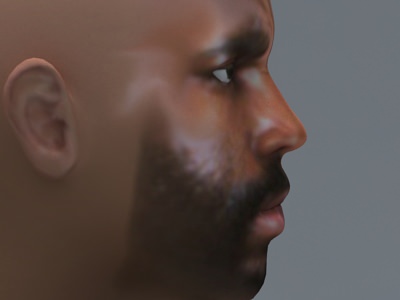 Mr T Free 3D model_2
