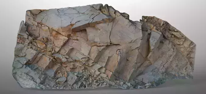 8K Cliff-Side Rock Formation 01
