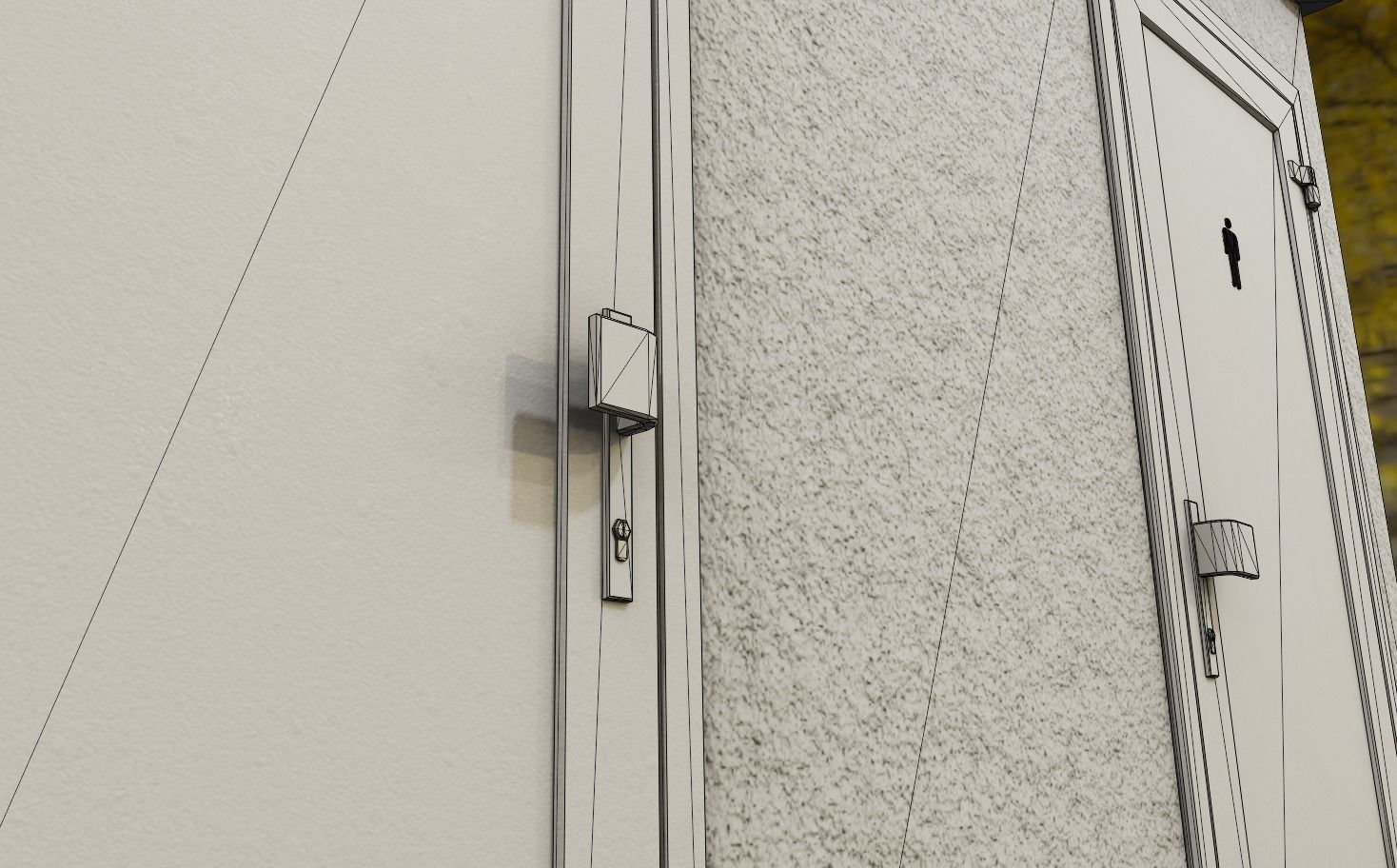 Public Toilet 2 Low-poly 3D model_13