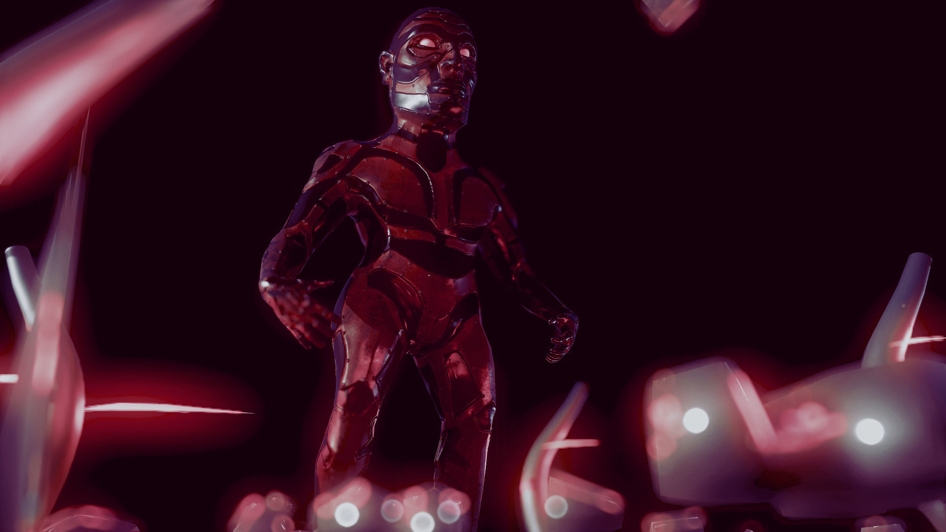 VICTOR HYBRID Low-poly 3D model_7