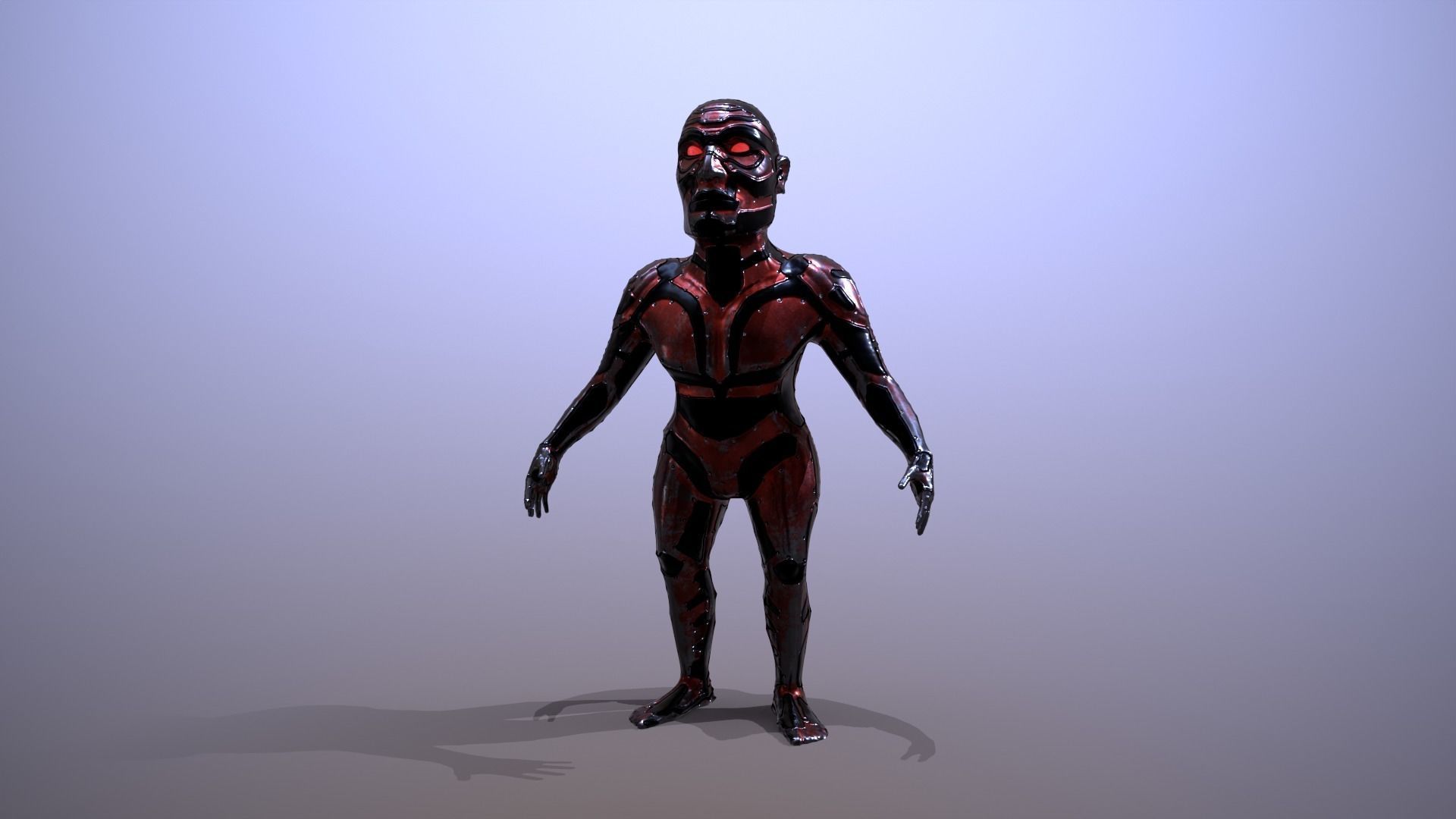 VICTOR HYBRID Low-poly 3D model_5